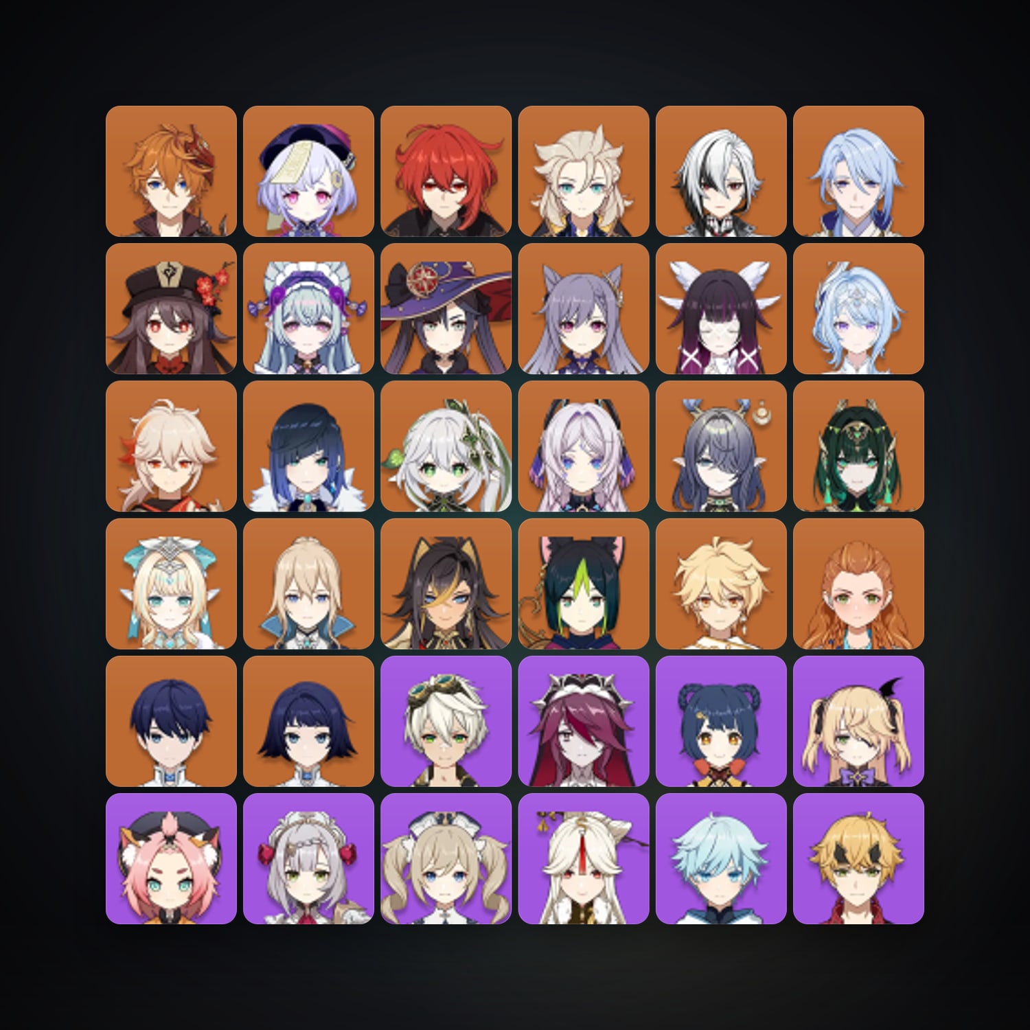Genshin Impact | AR 60 | 76 Chars | 22× 5★ — Genshin / miHoYo Account — HabibiAccounts