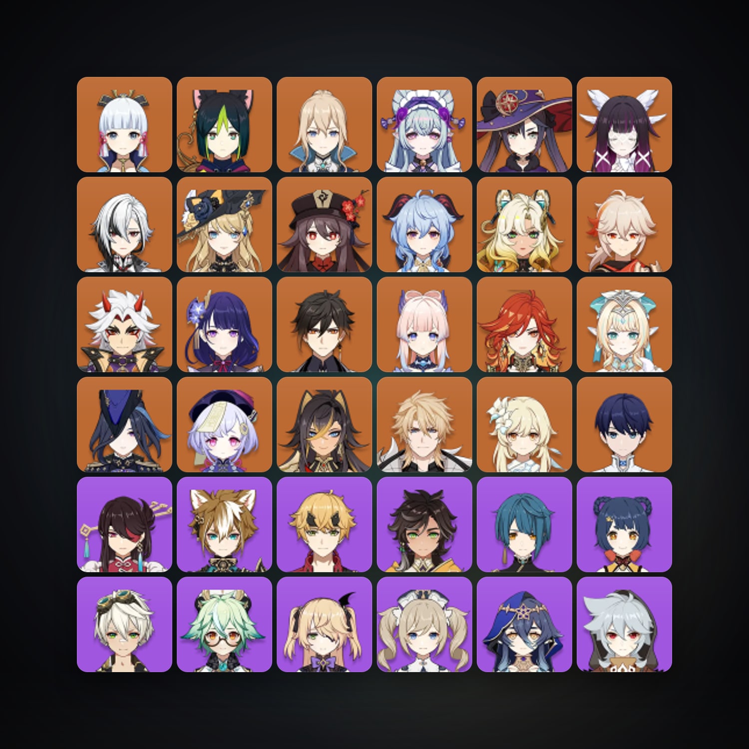 Genshin Impact | AR 57 | 71 Chars | 22× 5★ — HabibiAccounts