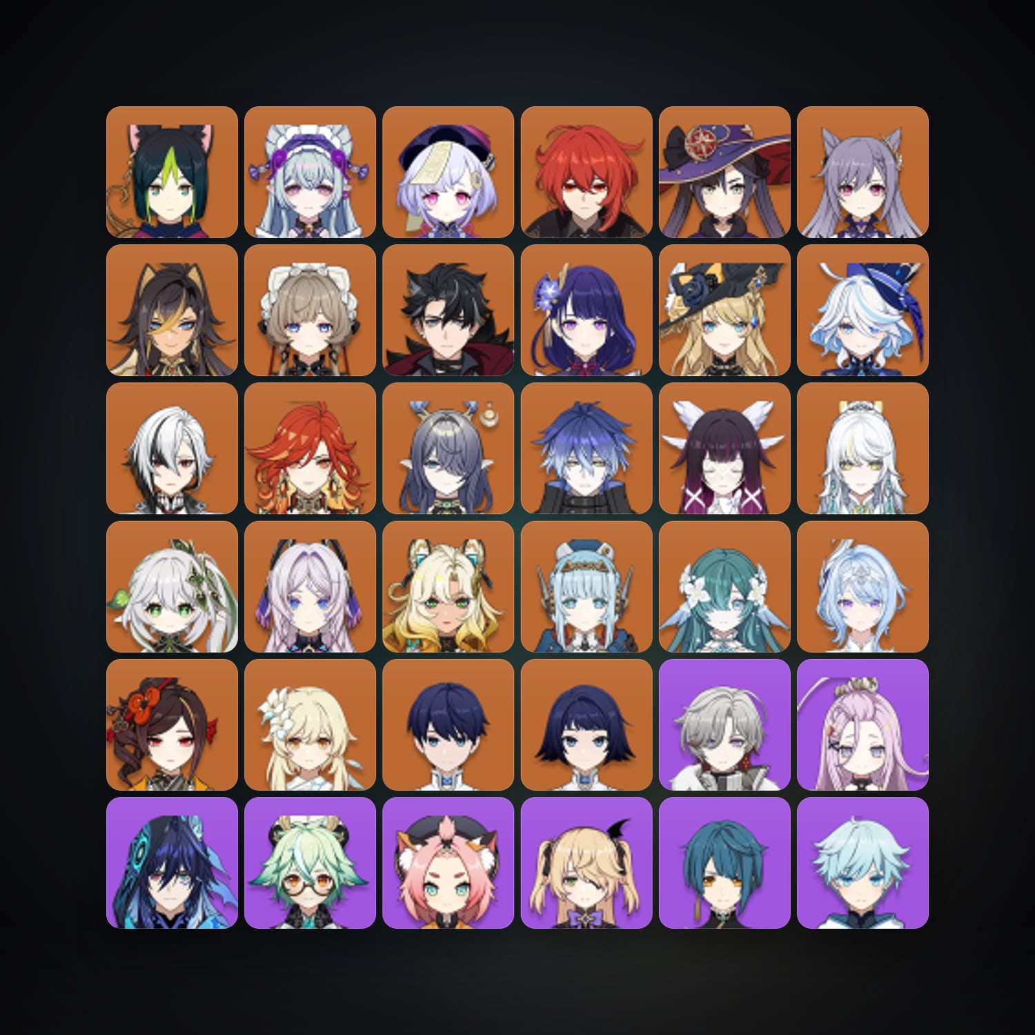Genshin Impact | AR 60 | 74 Chars | 25× 5★ — HabibiAccounts