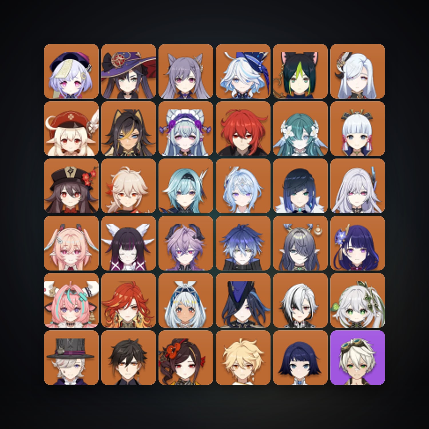 Genshin Impact | AR 60 | 85 Chars | 33× 5★ — HabibiAccounts