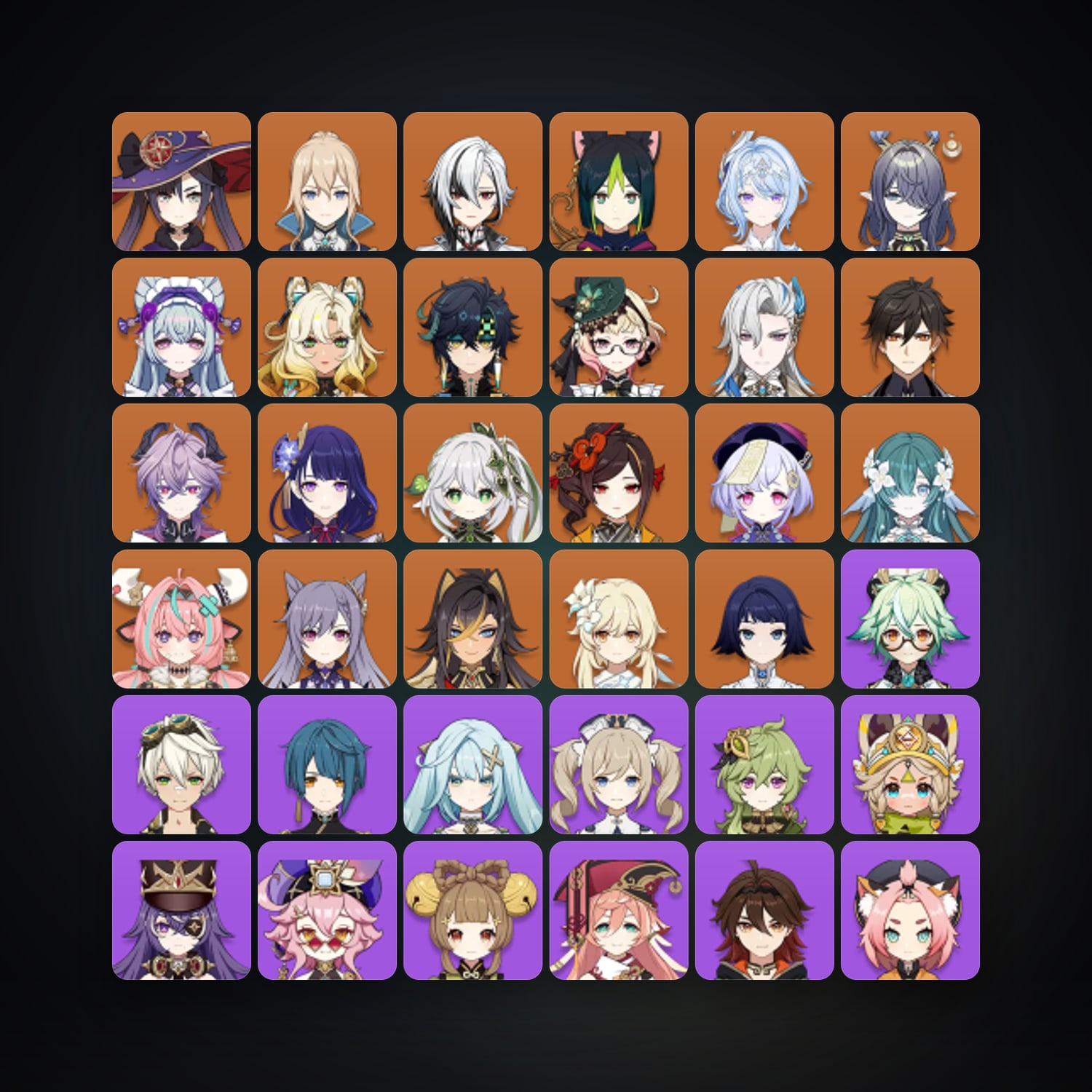 Genshin Impact | AR 58 | 70 Chars | 21× 5★ — Genshin / miHoYo Account — HabibiAccounts
