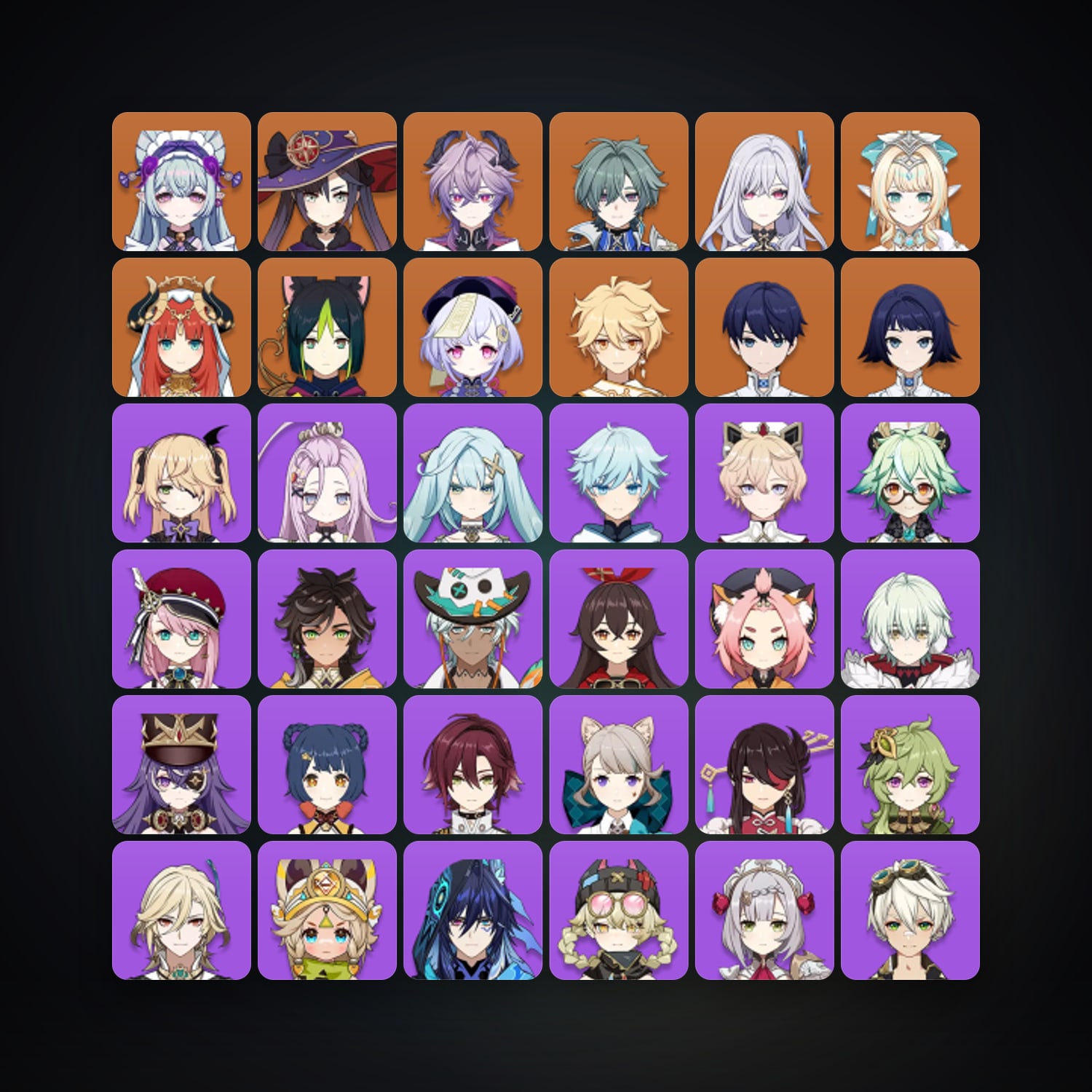 Genshin Impact | AR 56 | 48 Chars | 9× 5★ — Genshin / miHoYo Account — HabibiAccounts