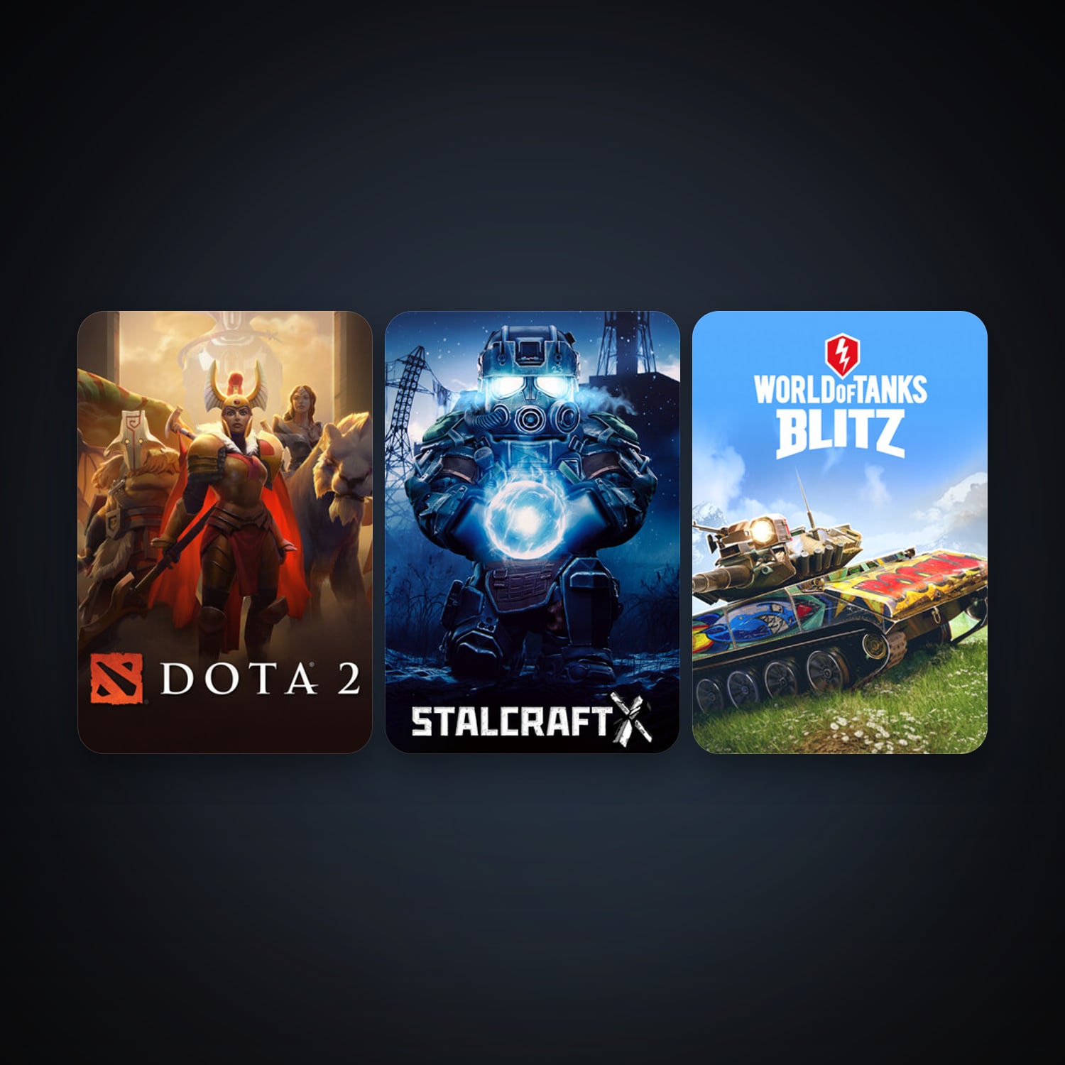 Dota 2 + World of Tanks Blitz, 7 games, clean — HabibiAccounts