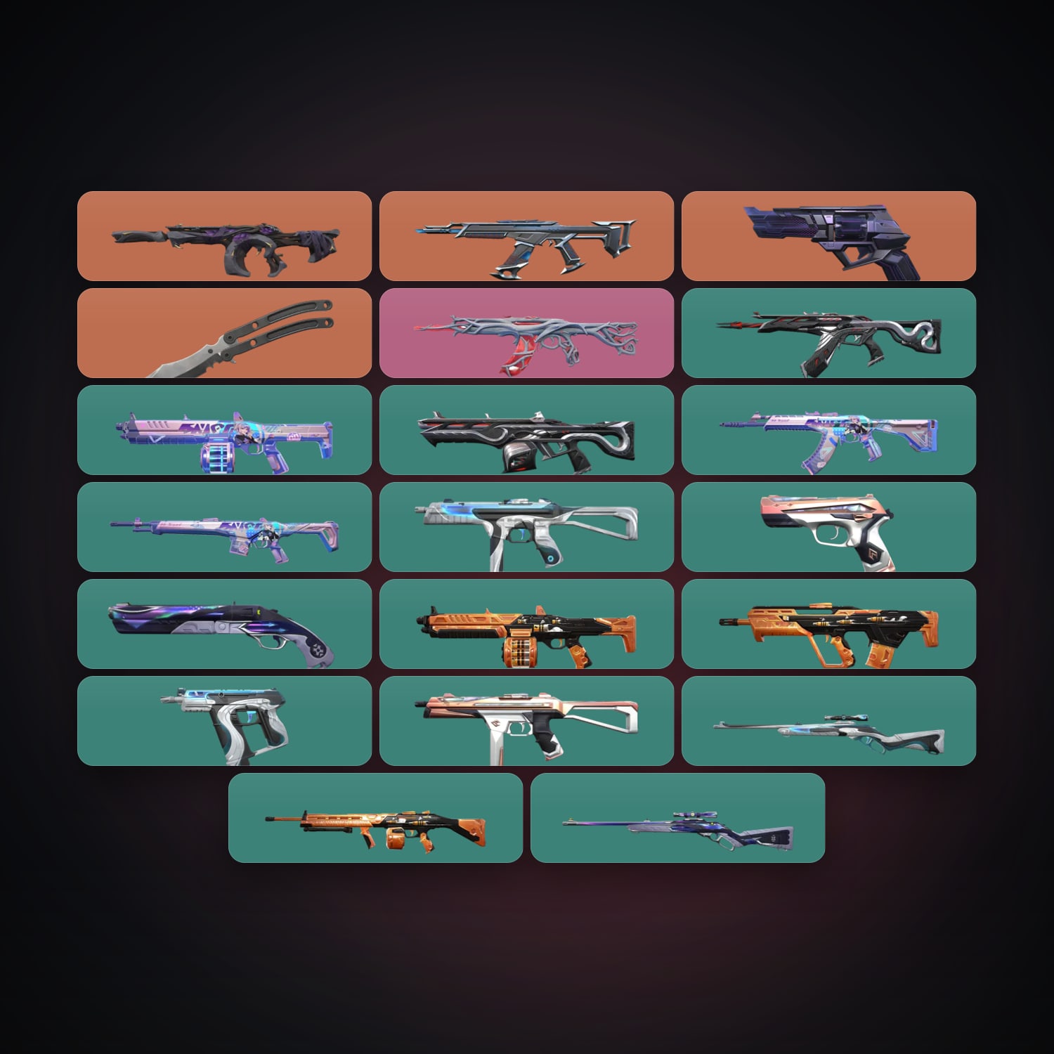 EU Bronze 1 locker — 1 knives, 22 skins, lvl 34 — HabibiAccounts