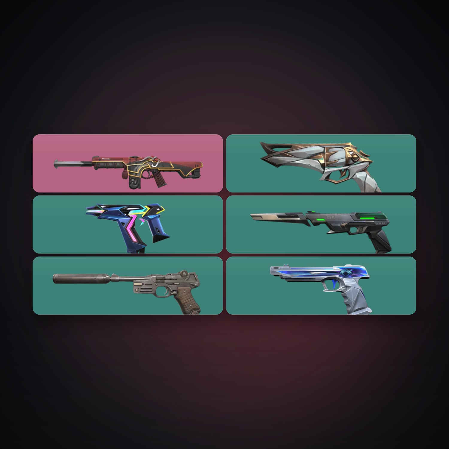 AP Silver 1 locker — 6 skins, lvl 131 — HabibiAccounts