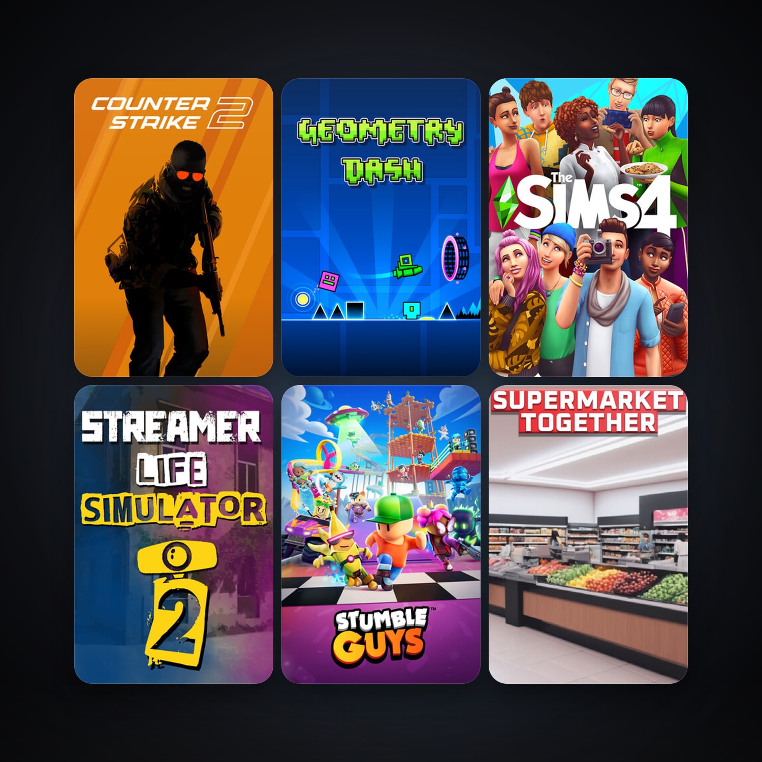 CS2 Prime + Geometry Dash, 22 games, clean — HabibiAccounts