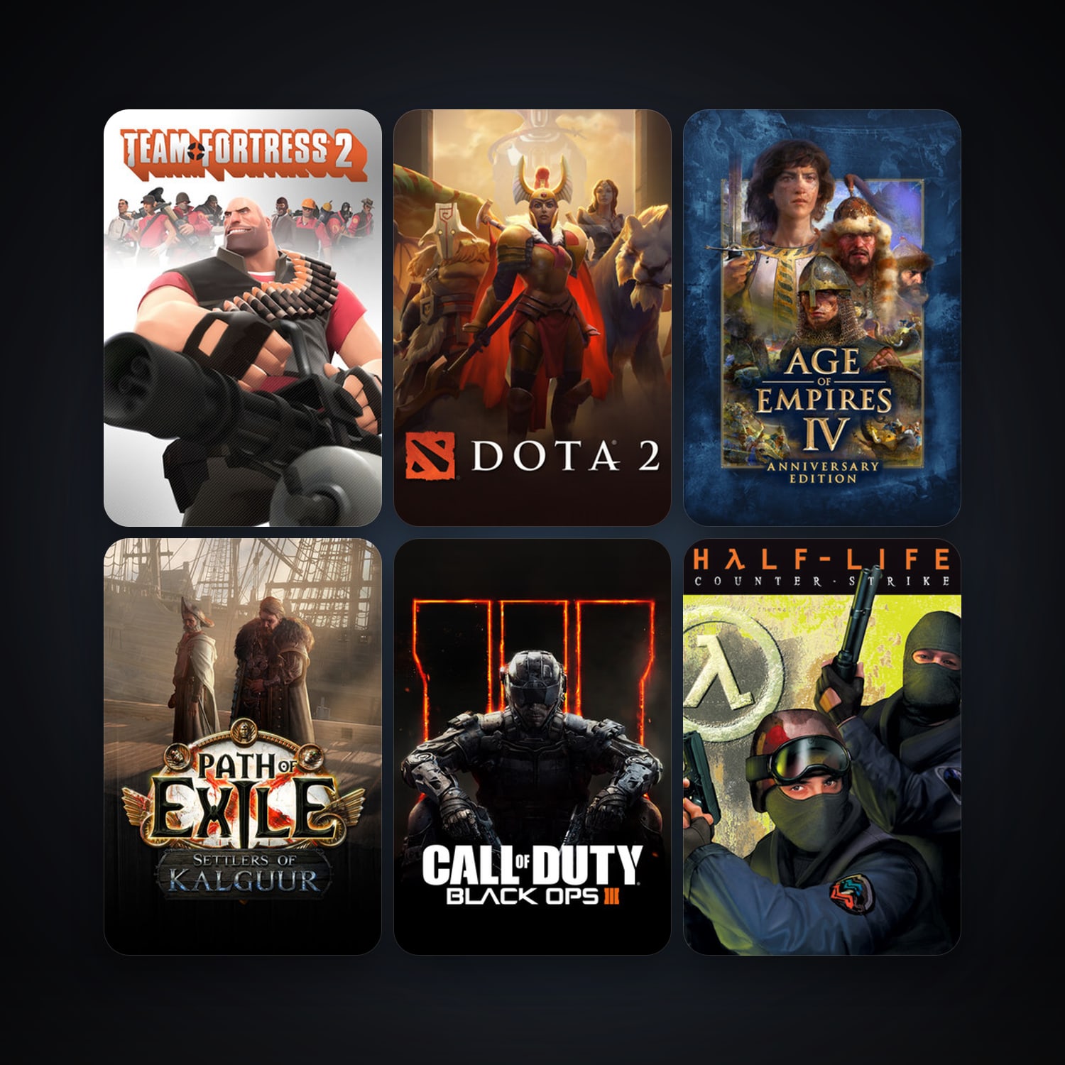 Counter-Strike + Team Fortress 2, 70 games, Steam 11, clean — HabibiAccounts