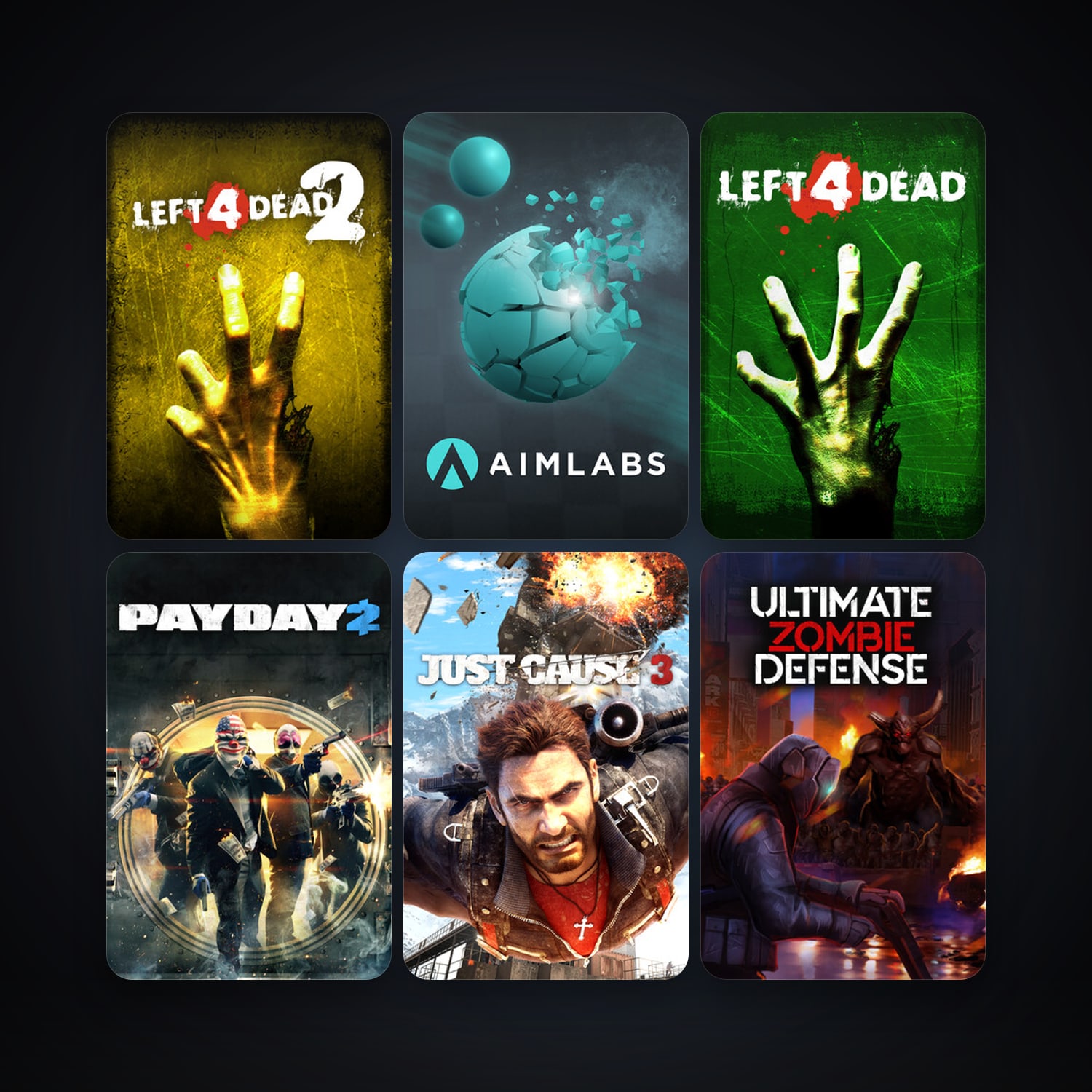 Left 4 Dead + Left 4 Dead 2, 8 games, clean — HabibiAccounts