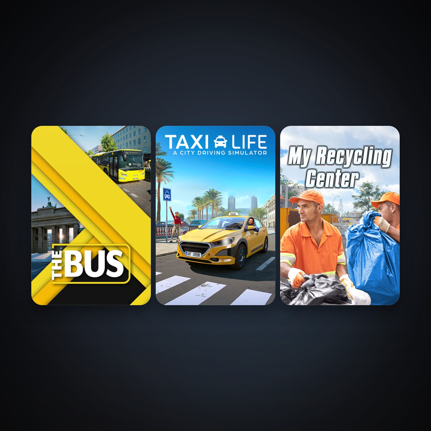 The Bus + Taxi Life: A City Driving Simulator, 4 games, clean — HabibiAccounts