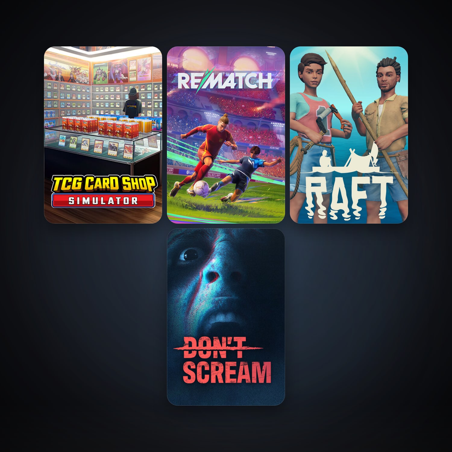 Raft + Lethal Company, 11 games, clean — HabibiAccounts