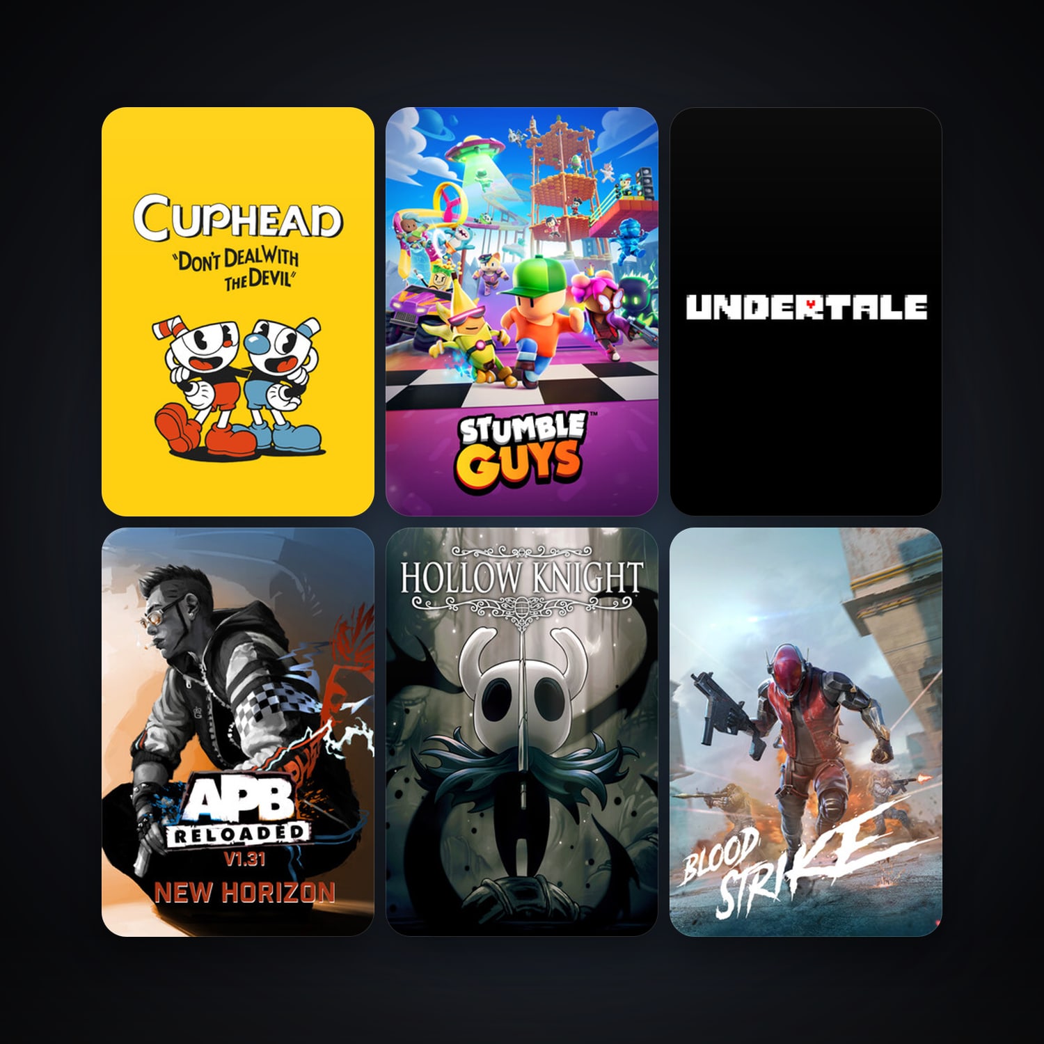 APB Reloaded + Cuphead, 8 games, clean — HabibiAccounts