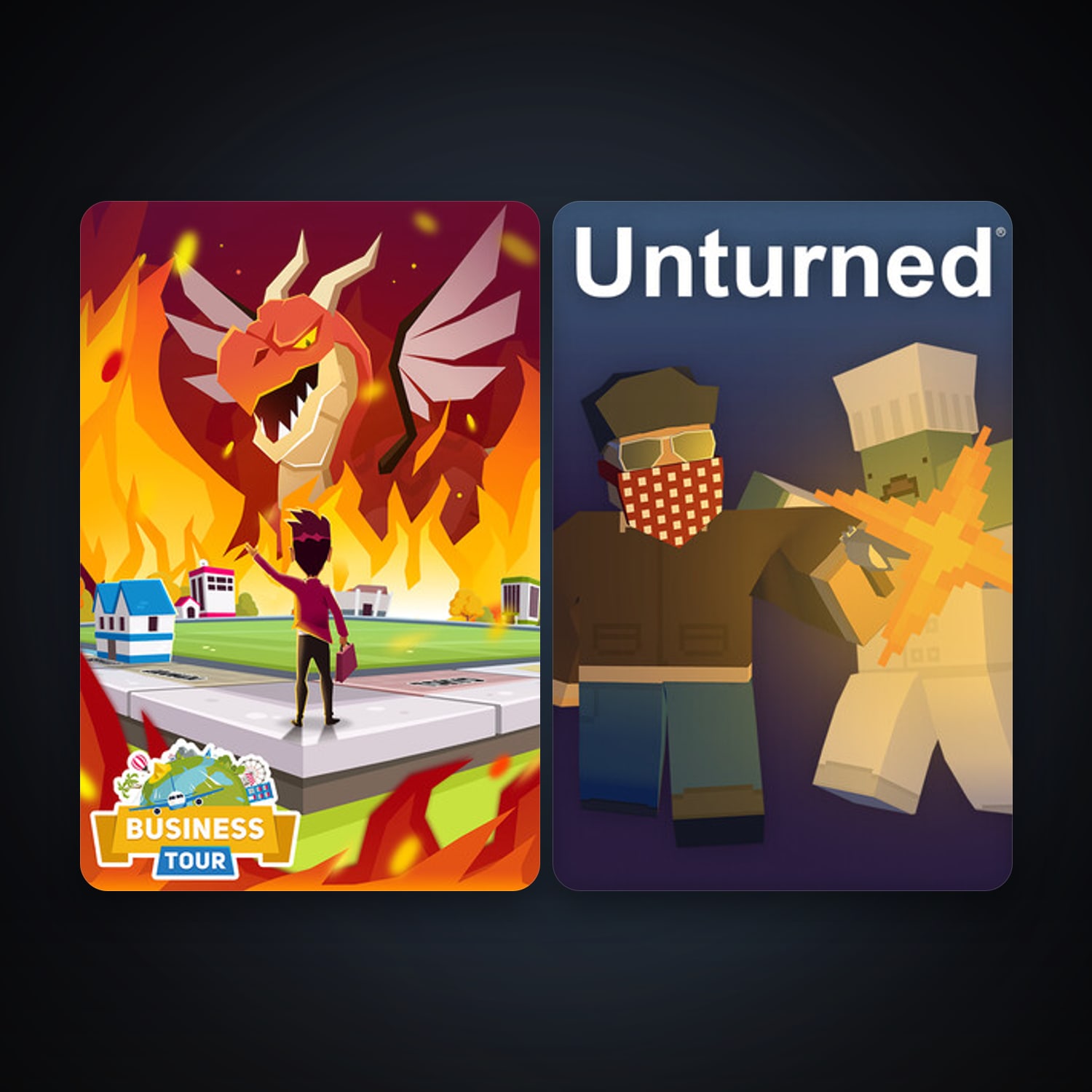 Unturned + Business Tour - Board Game with Online Multiplayer, 7 games, clean — HabibiAccounts