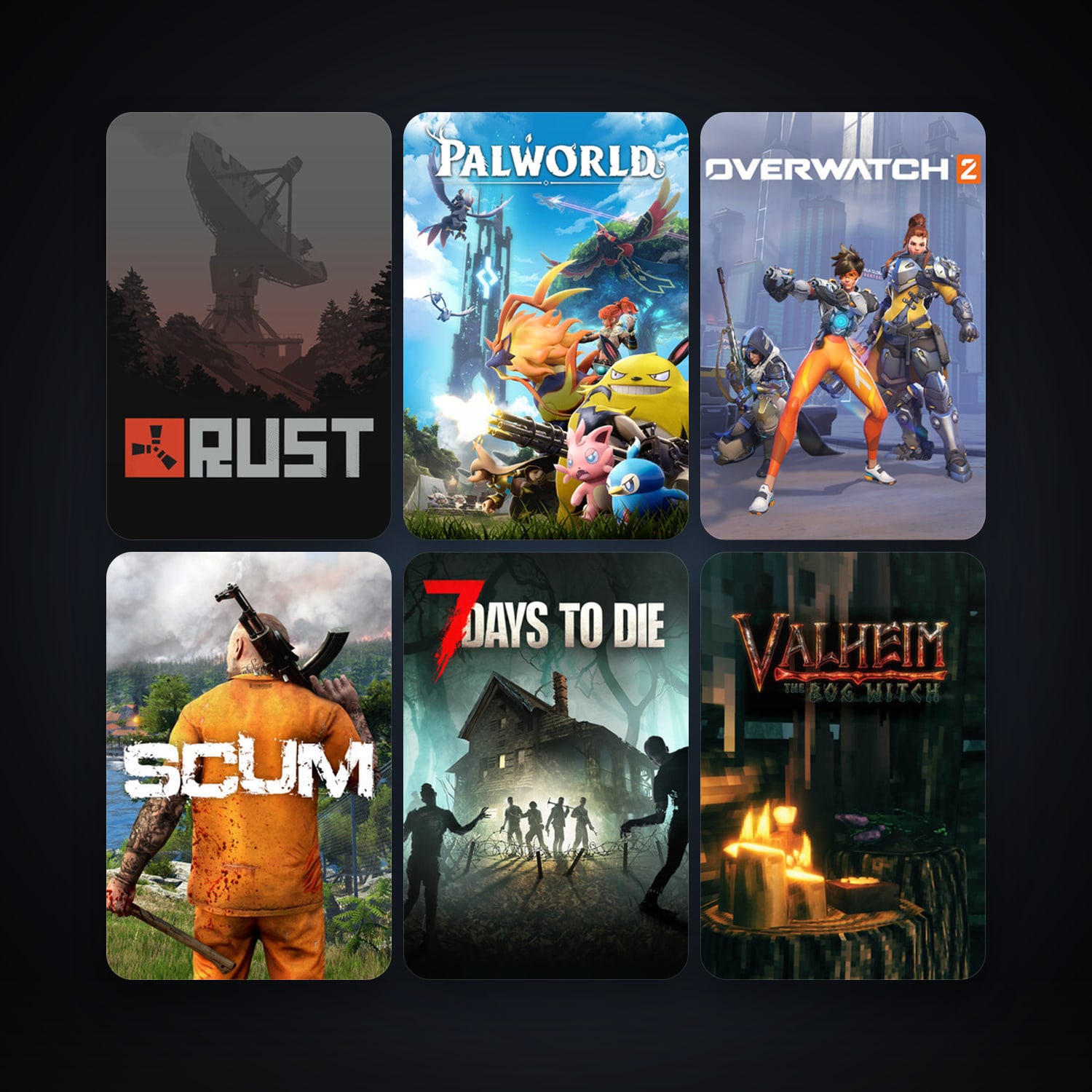 7 Days to Die + Rust, 41 games, clean — HabibiAccounts