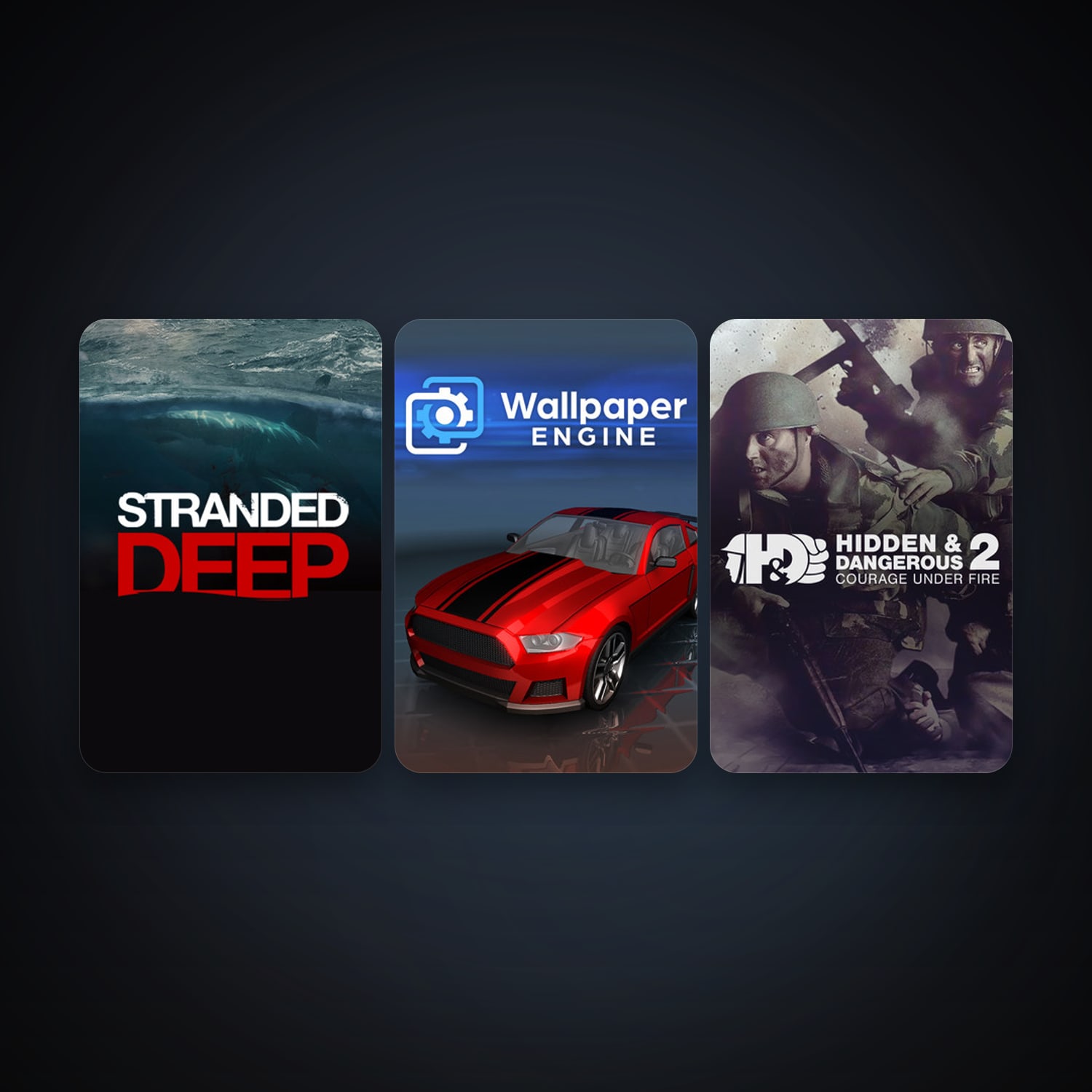 Stranded Deep + Wallpaper Engine, 4 games, clean — HabibiAccounts