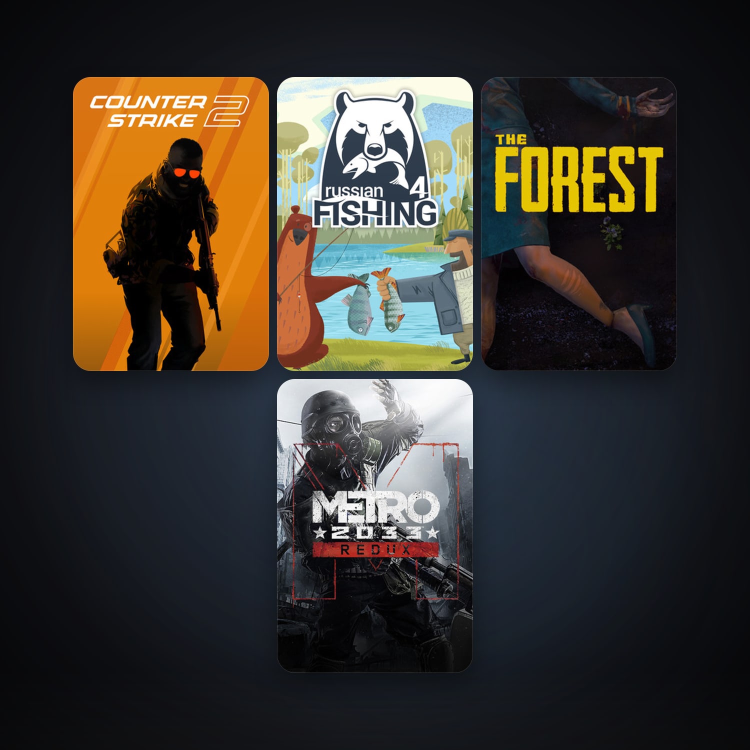 CS2 Prime + The Forest, 8 games, clean — HabibiAccounts