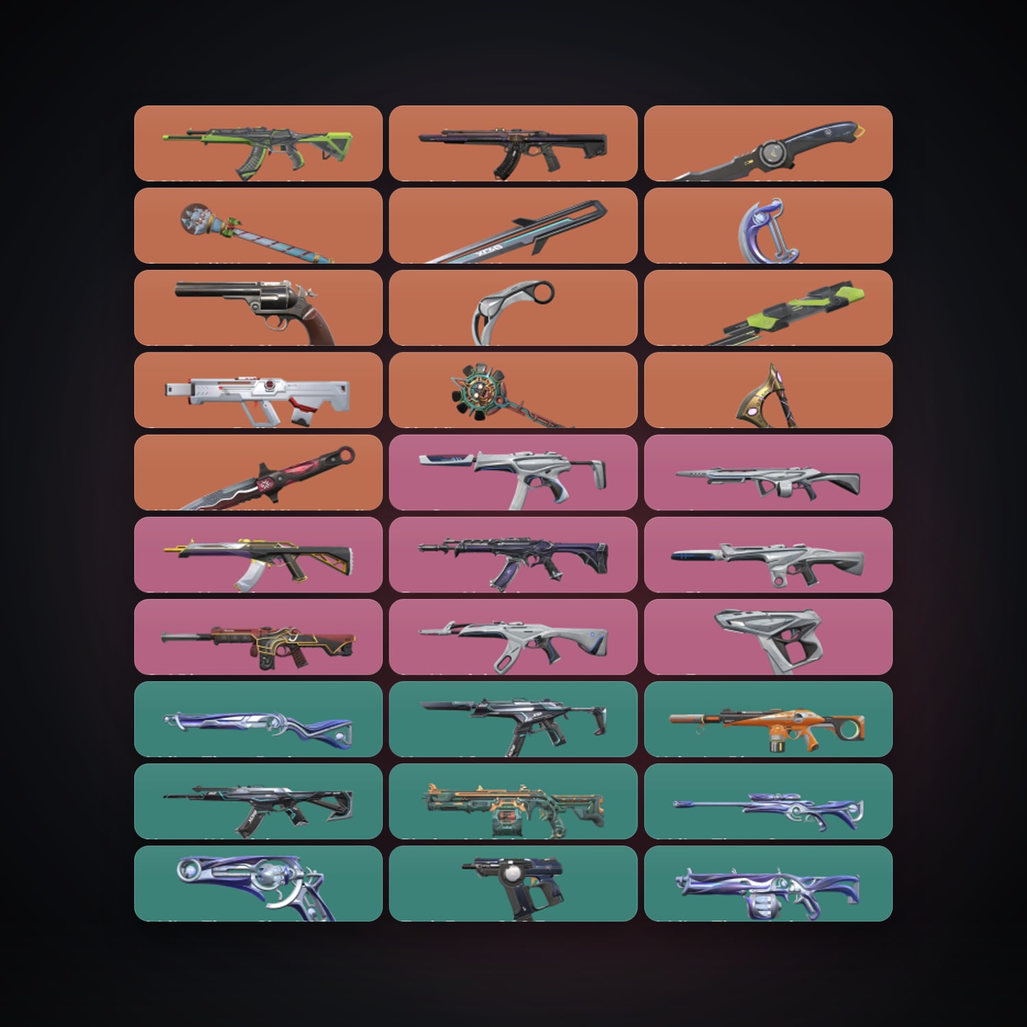 AP Silver 2 locker — 9 knives, 97 skins, lvl 258 — HabibiAccounts
