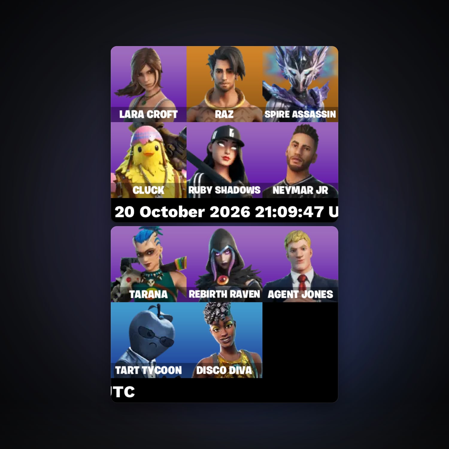Fortnite account with Raz & Spire Assassin — 11 skins — 50 V-Bucks — lvl 237 — HabibiAccounts