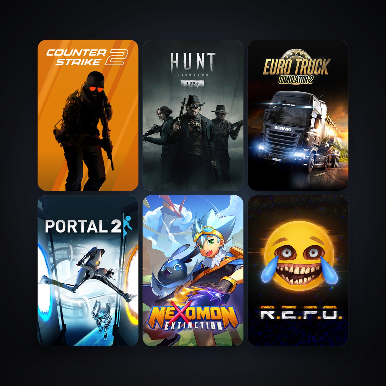 Portal 2 + CS2 Prime, 56 games, Steam 17, clean — HabibiAccounts