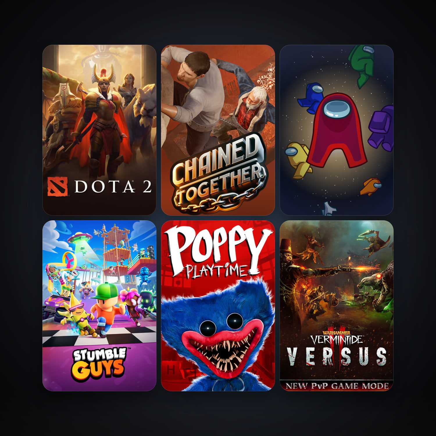 Dota 2 + Warhammer: Vermintide 2, 12 games, clean — HabibiAccounts
