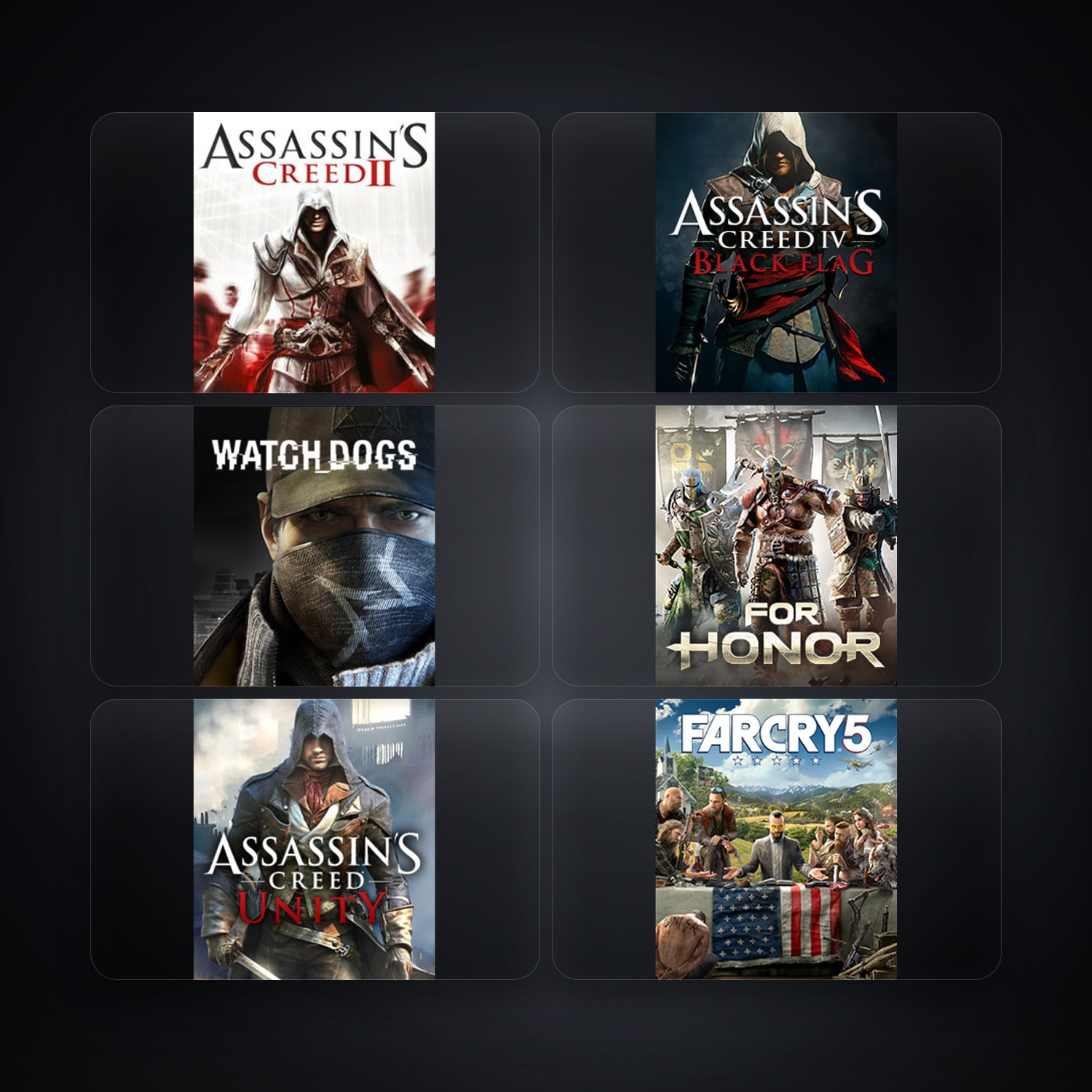 Ubisoft Assassin's Creed II + Assassin’s Creed IV Black Flag — TH — 13 games — HabibiAccounts