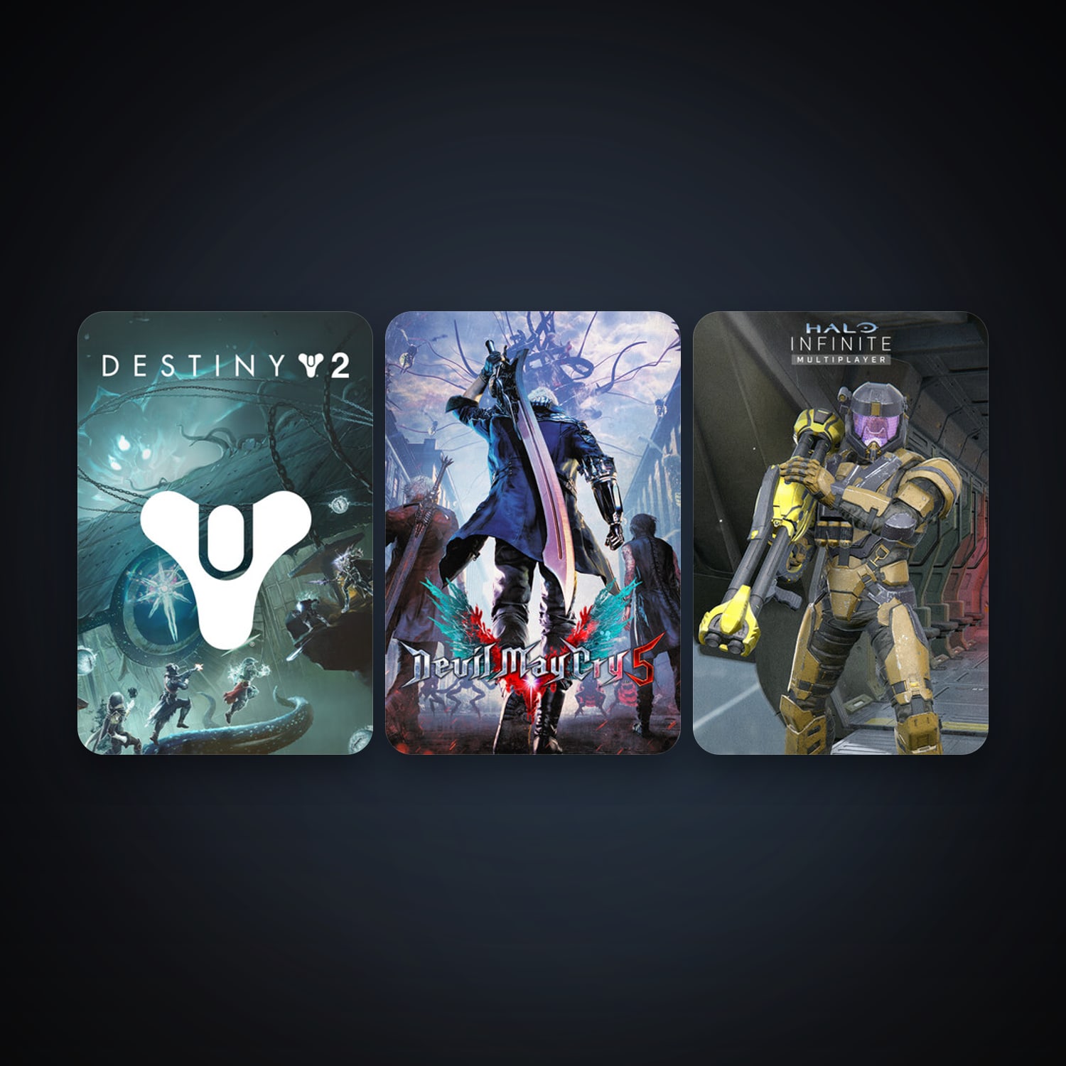 Devil May Cry 5 + Destiny 2, 3 games, clean — HabibiAccounts