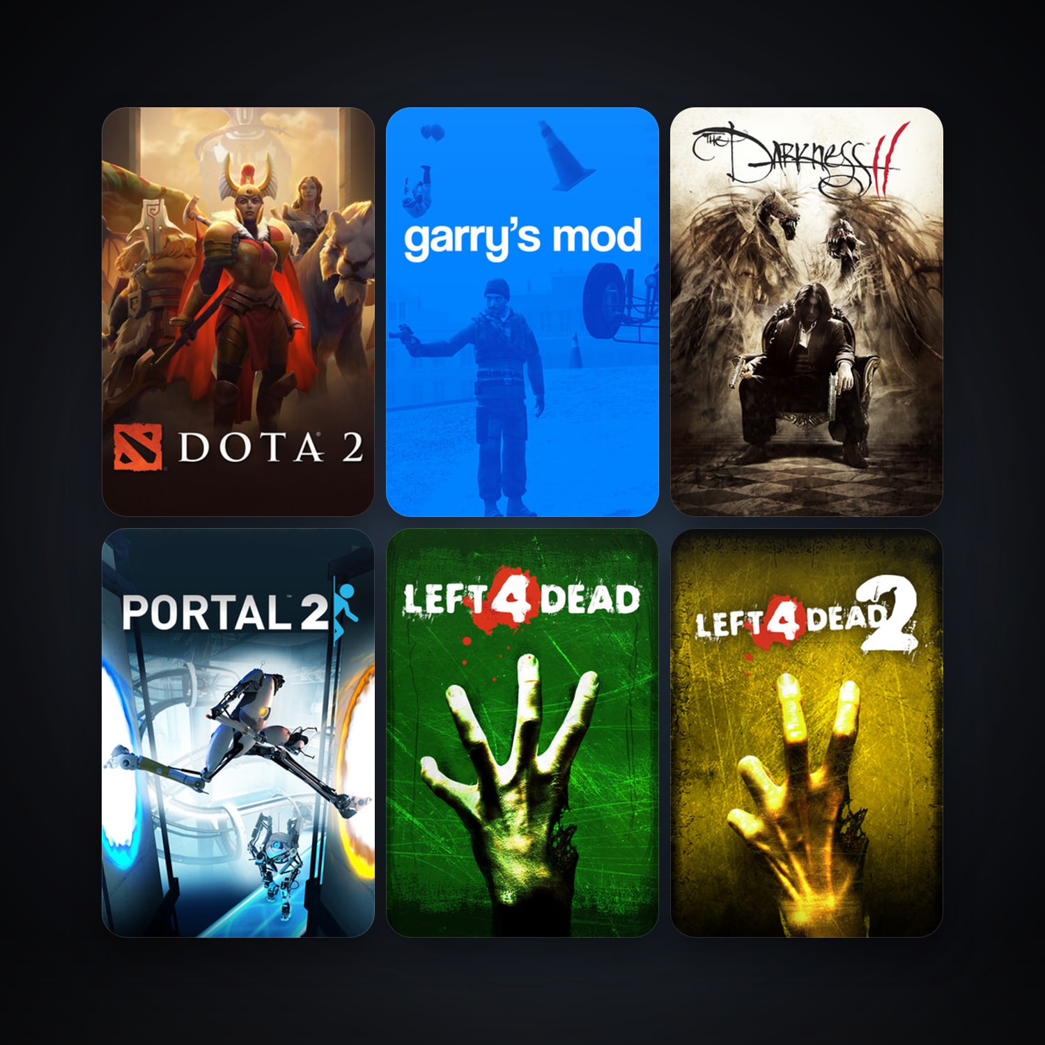 Left 4 Dead + Left 4 Dead 2, 19 games, clean — HabibiAccounts