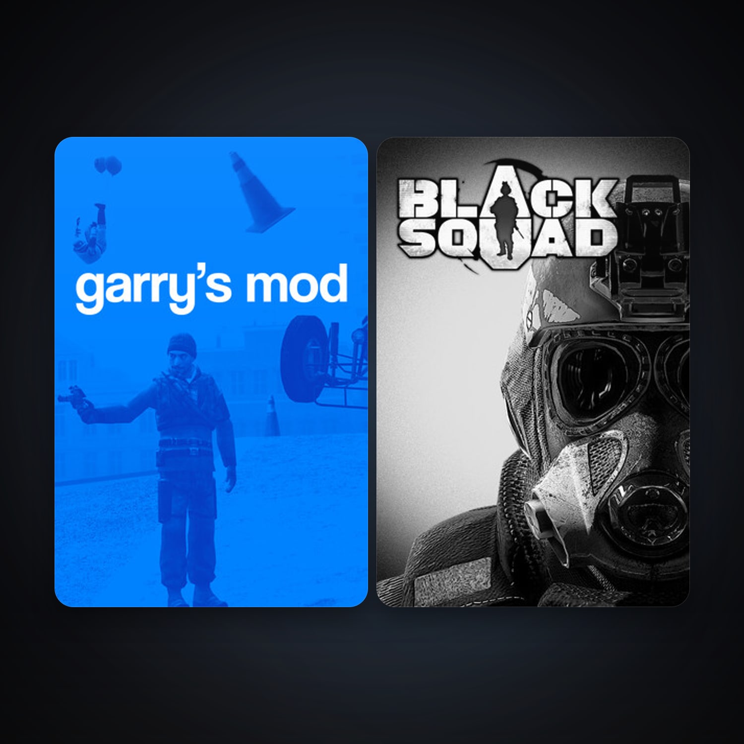 Garry's Mod + Black Squad, 2 games, clean — HabibiAccounts