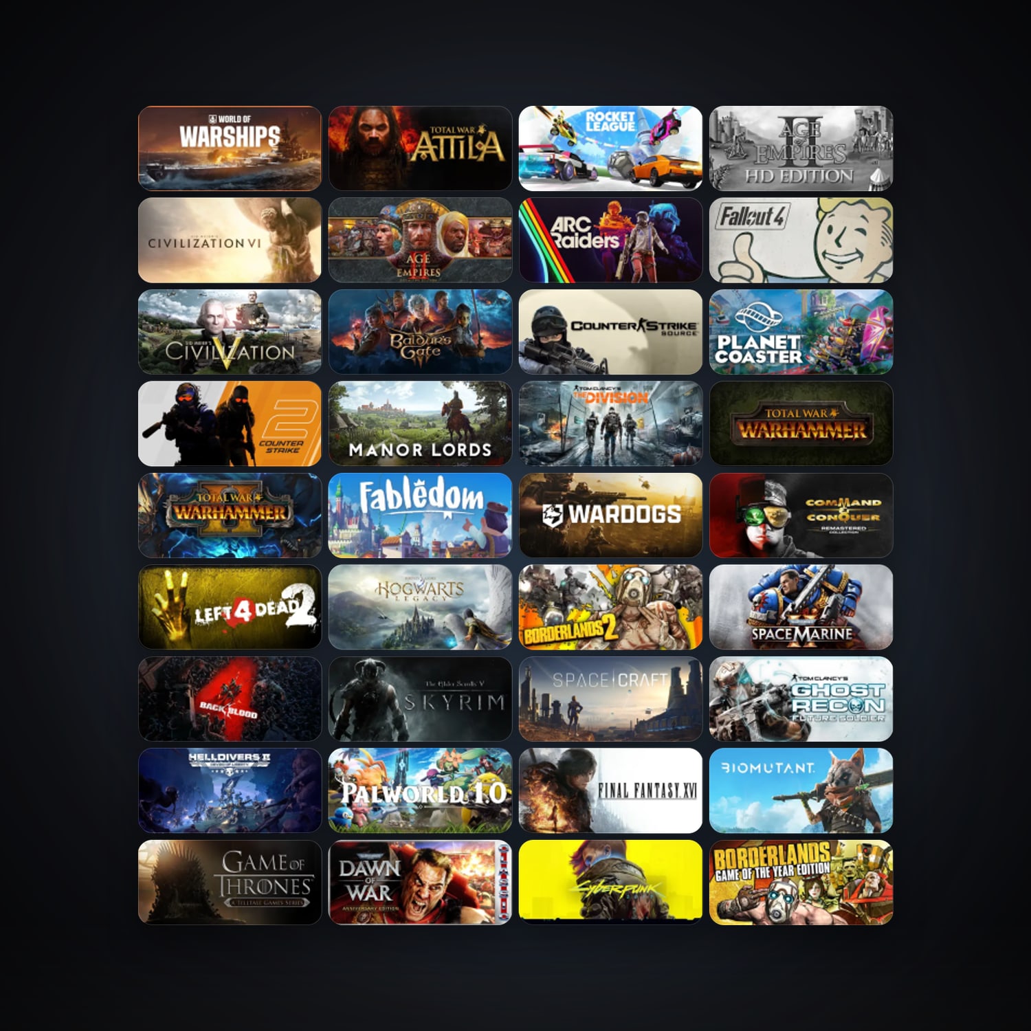 Age of Empires II + Rocket League, 153 games, Steam 13, clean — HabibiAccounts