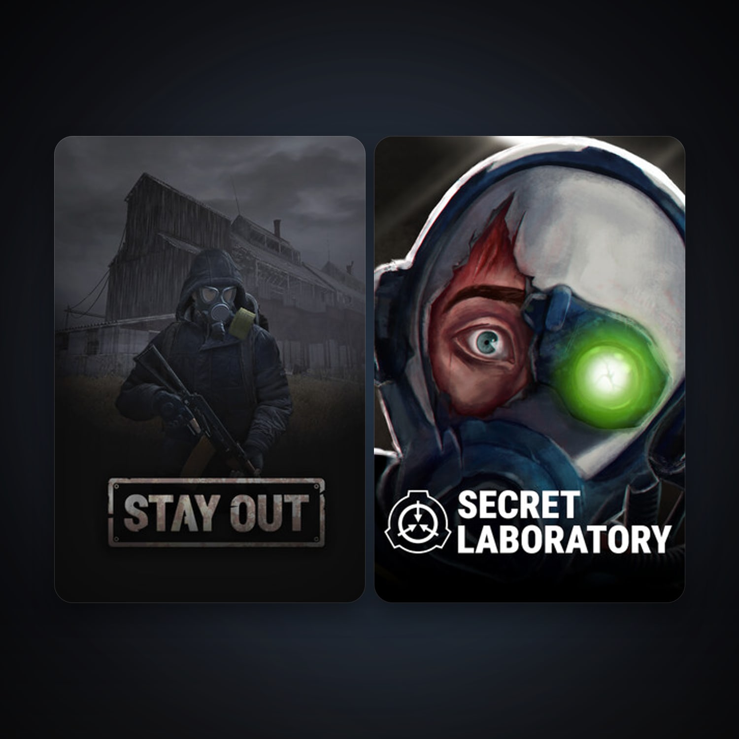 SCP: Secret Laboratory + Stay Out, 3 games, clean — HabibiAccounts