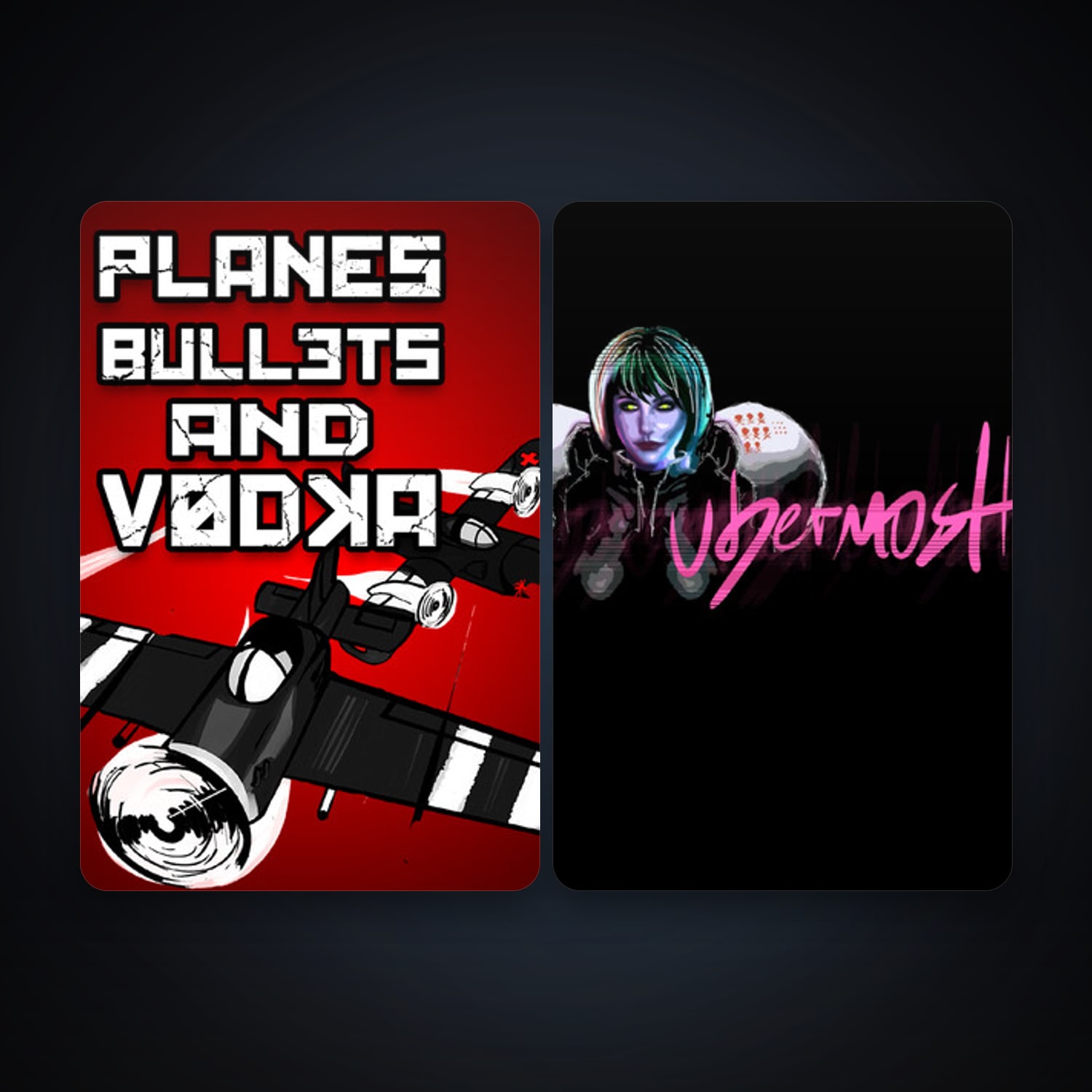 UBERMOSH + Planes, Bullets and Vodka, 16 games, clean — HabibiAccounts