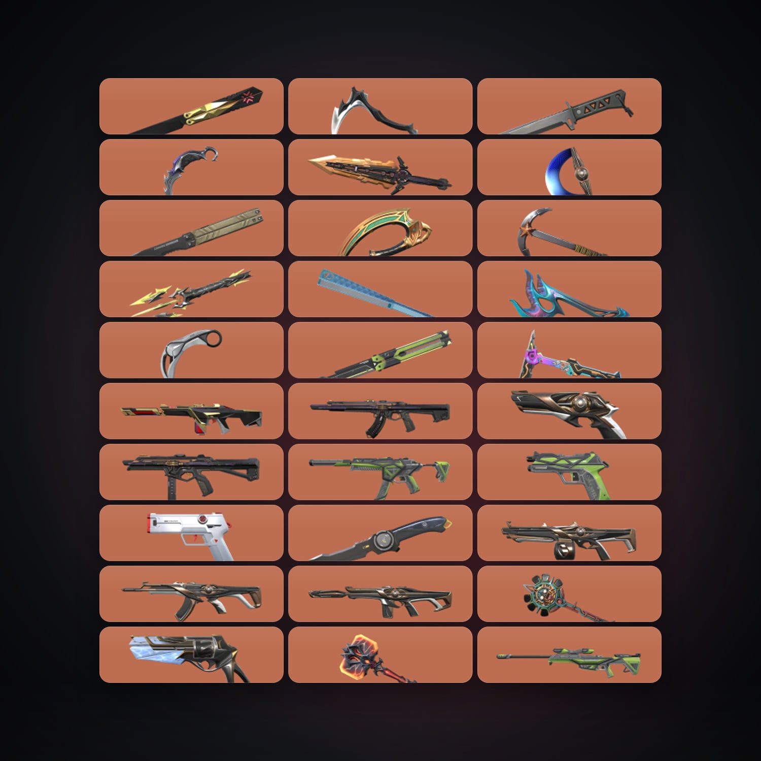 AP Diamond 2 locker — 21 knives, 171 skins, lvl 157 — HabibiAccounts