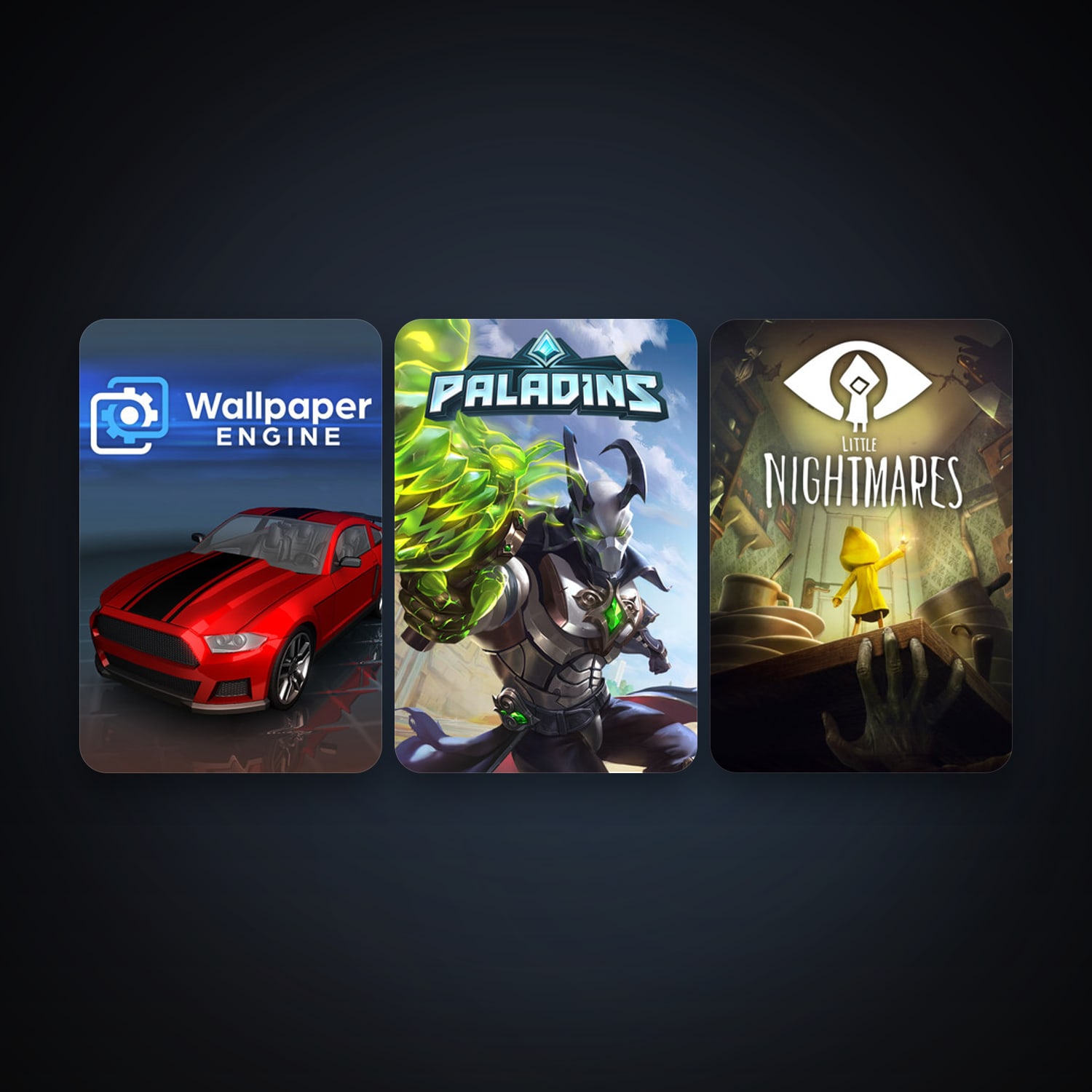 Little Nightmares + Wallpaper Engine, 7 games, clean — HabibiAccounts