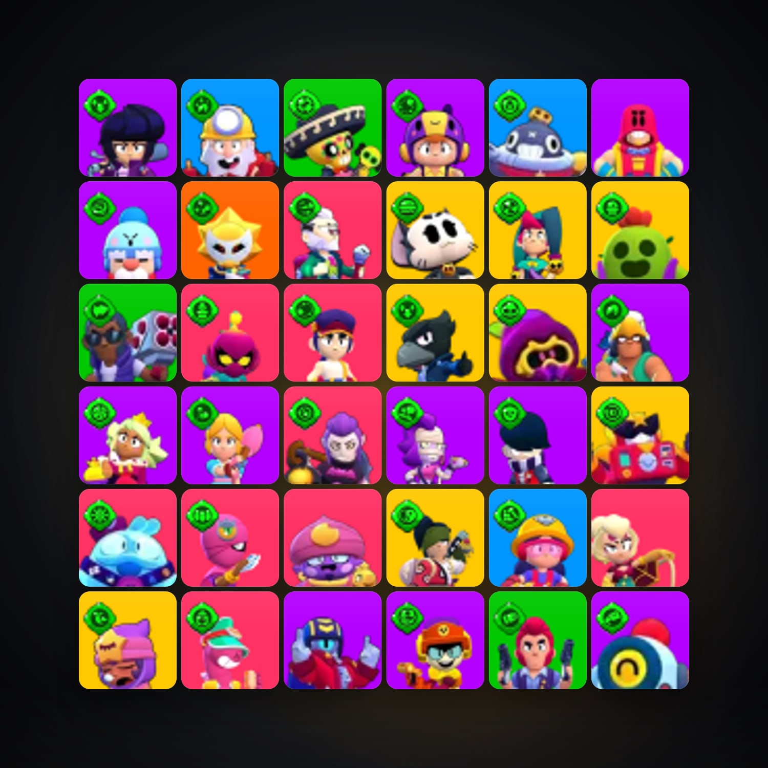 107 Brawlers | 54.4K Trophies | TH 9 — Supercell Account — HabibiAccounts