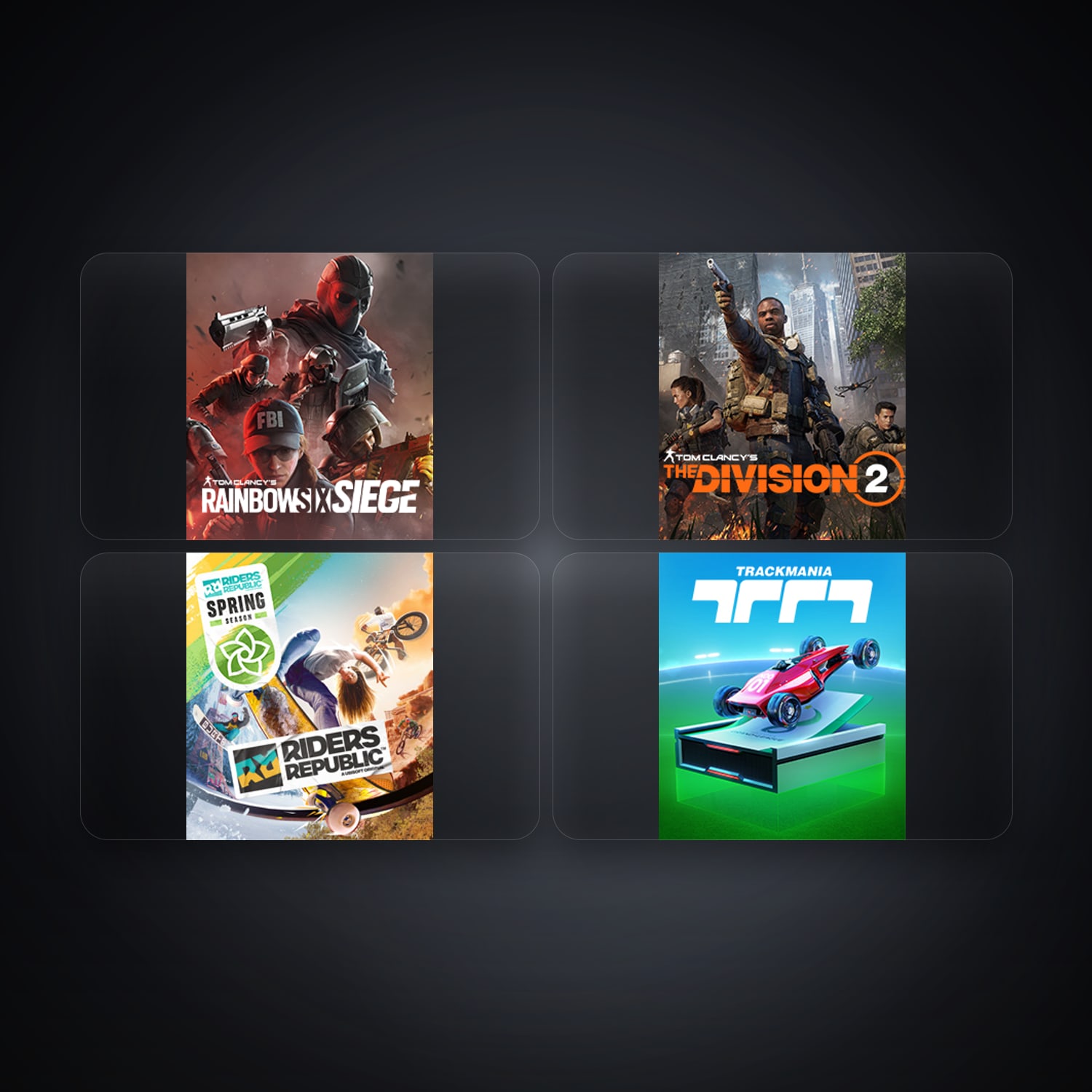 Ubisoft Tom Clancy's Rainbow Six Siege (Steam) + Tom Clancy's The Division 2 — US — 4 games — HabibiAccounts