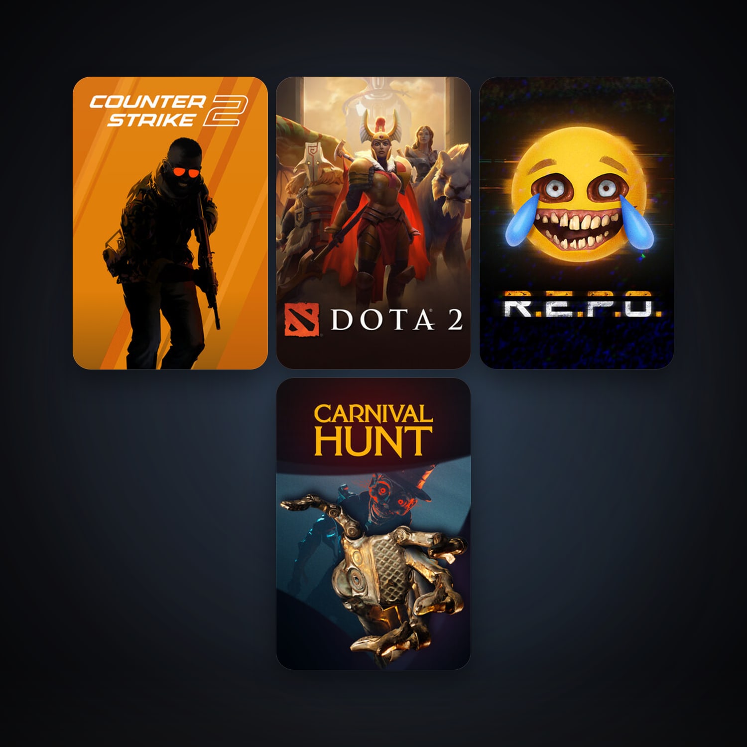 Dota 2 + CS2 Prime, 15 games, Steam 10, clean · 263407452 — HabibiAccounts