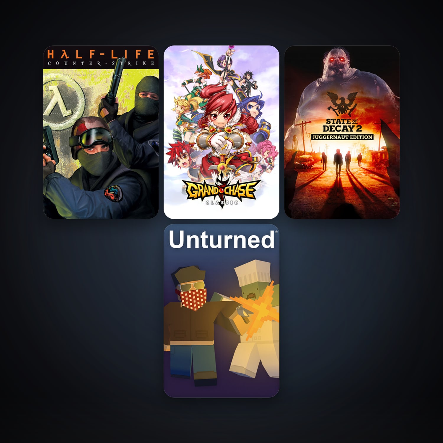 Counter-Strike + Unturned, 7 games, clean — HabibiAccounts