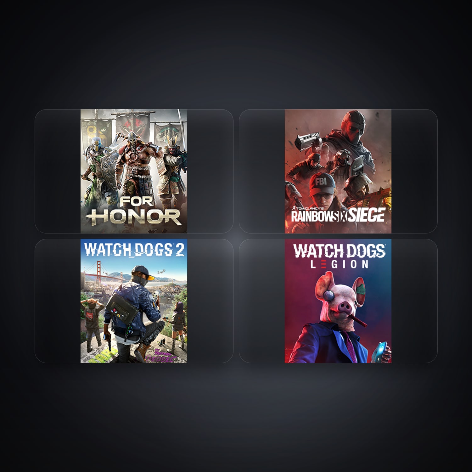 Ubisoft For Honor + Tom Clancy's Rainbow Six Siege (Steam) — US — 5 games — HabibiAccounts