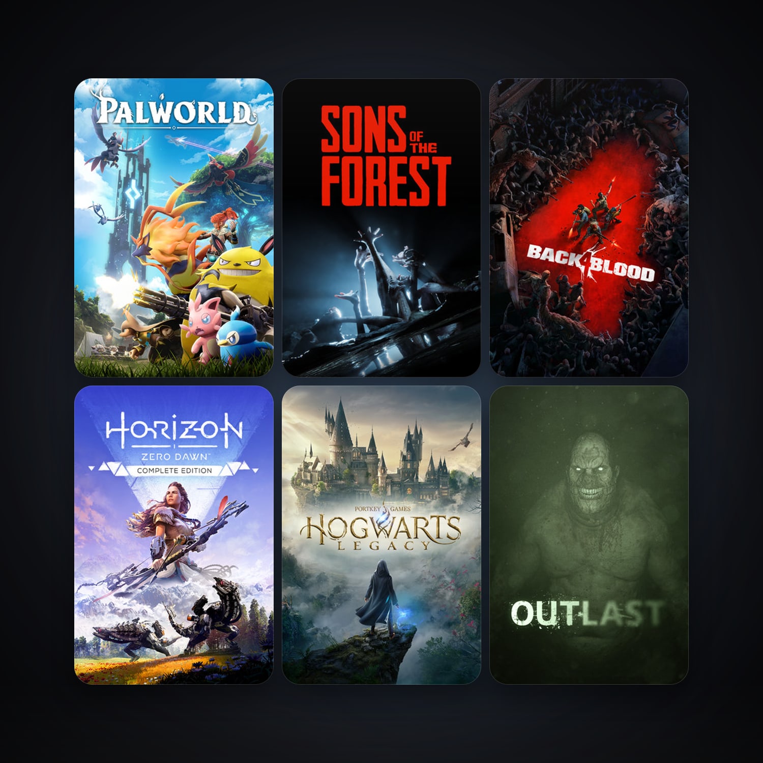 Outlast + Borderlands 3, 15 games, clean — HabibiAccounts