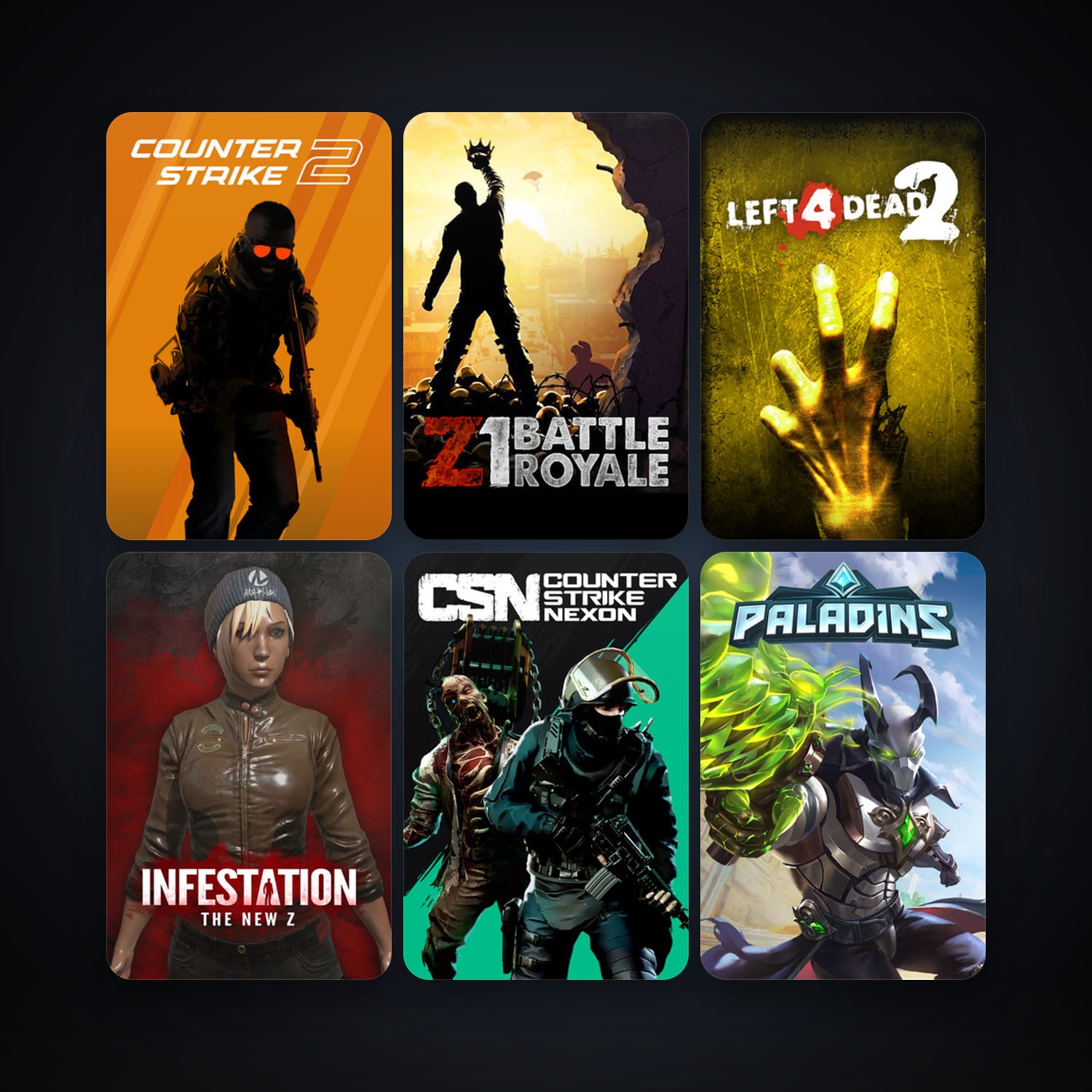Left 4 Dead 2 + CS2 Prime, 16 games, clean · 263410291 — HabibiAccounts