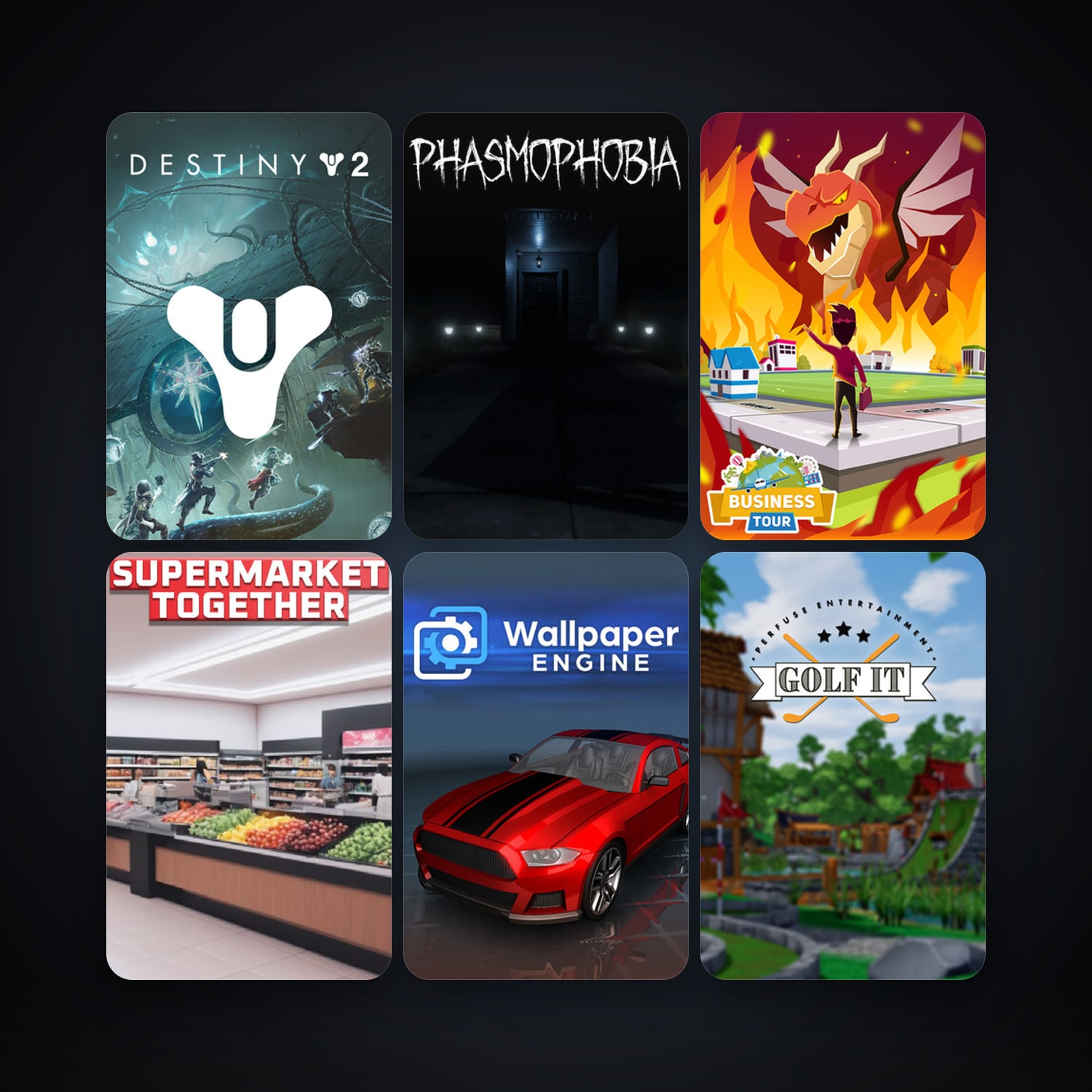 Business Tour - Board Game with Online Multiplayer + Wallpaper Engine, 9 games, clean — HabibiAccounts
