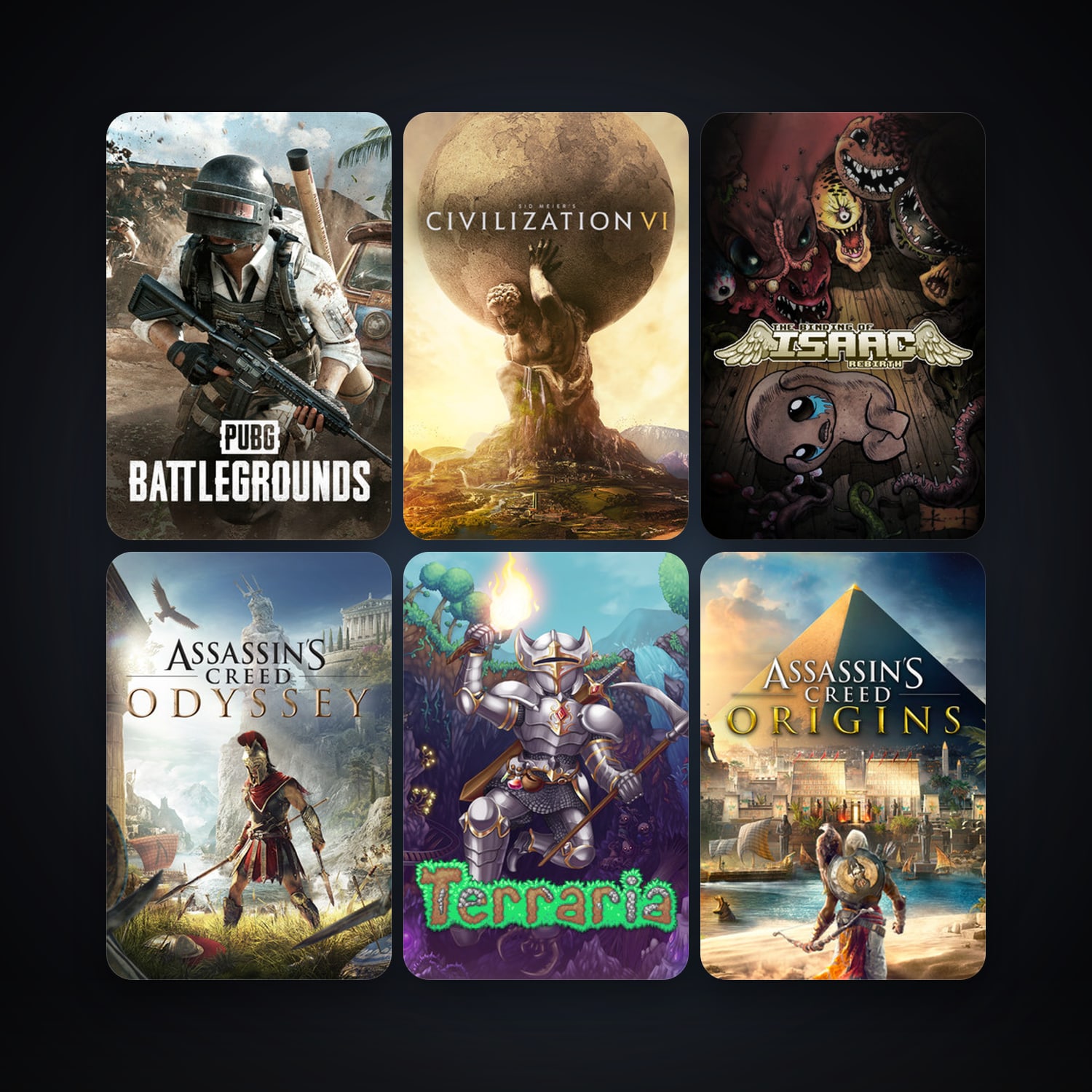 Terraria + Kingdom Rush - Tower Defense, 68 games, Steam 12, clean — HabibiAccounts