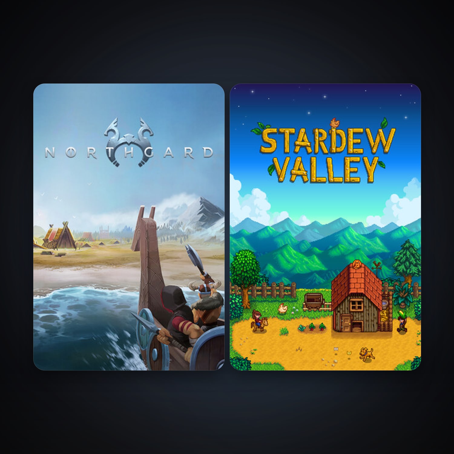 Stardew Valley + Northgard, 2 games, clean — HabibiAccounts