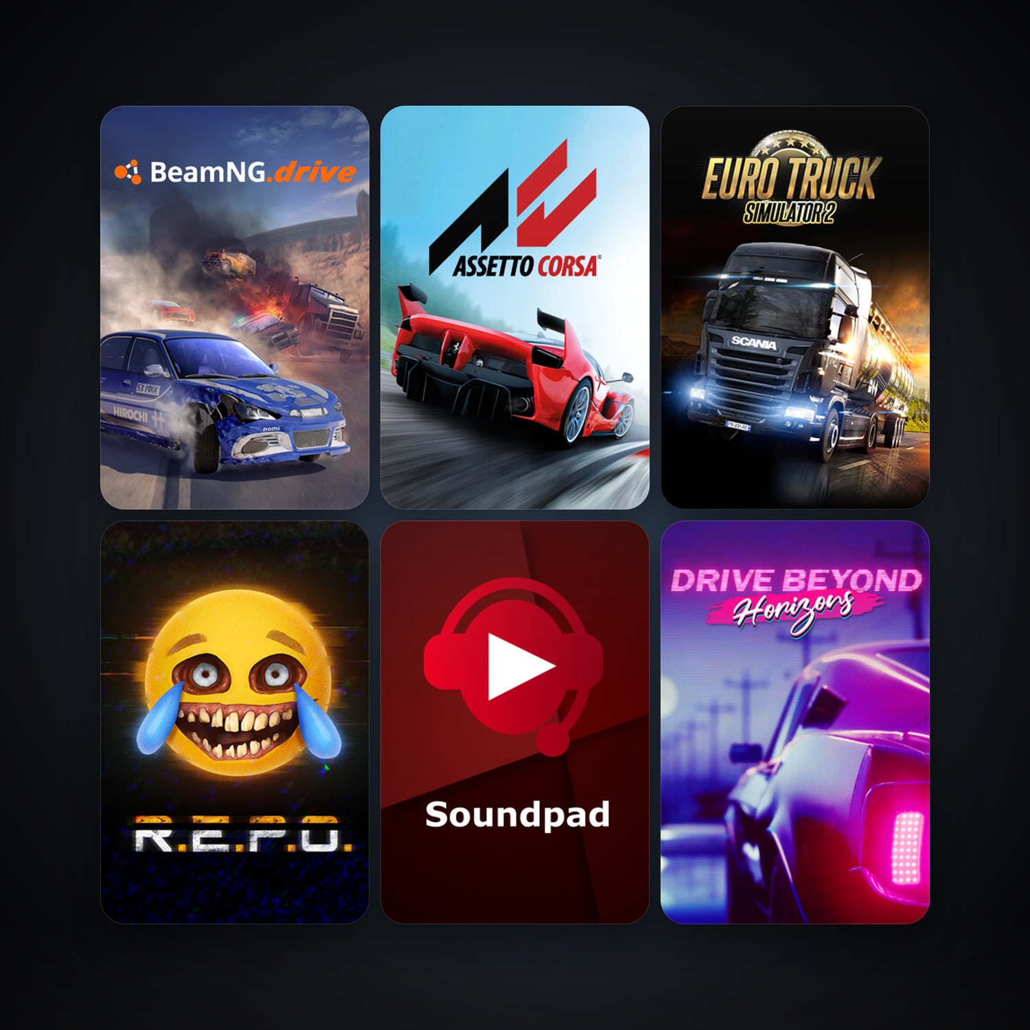 Euro Truck Simulator 2 + Assetto Corsa, 21 games, clean — HabibiAccounts