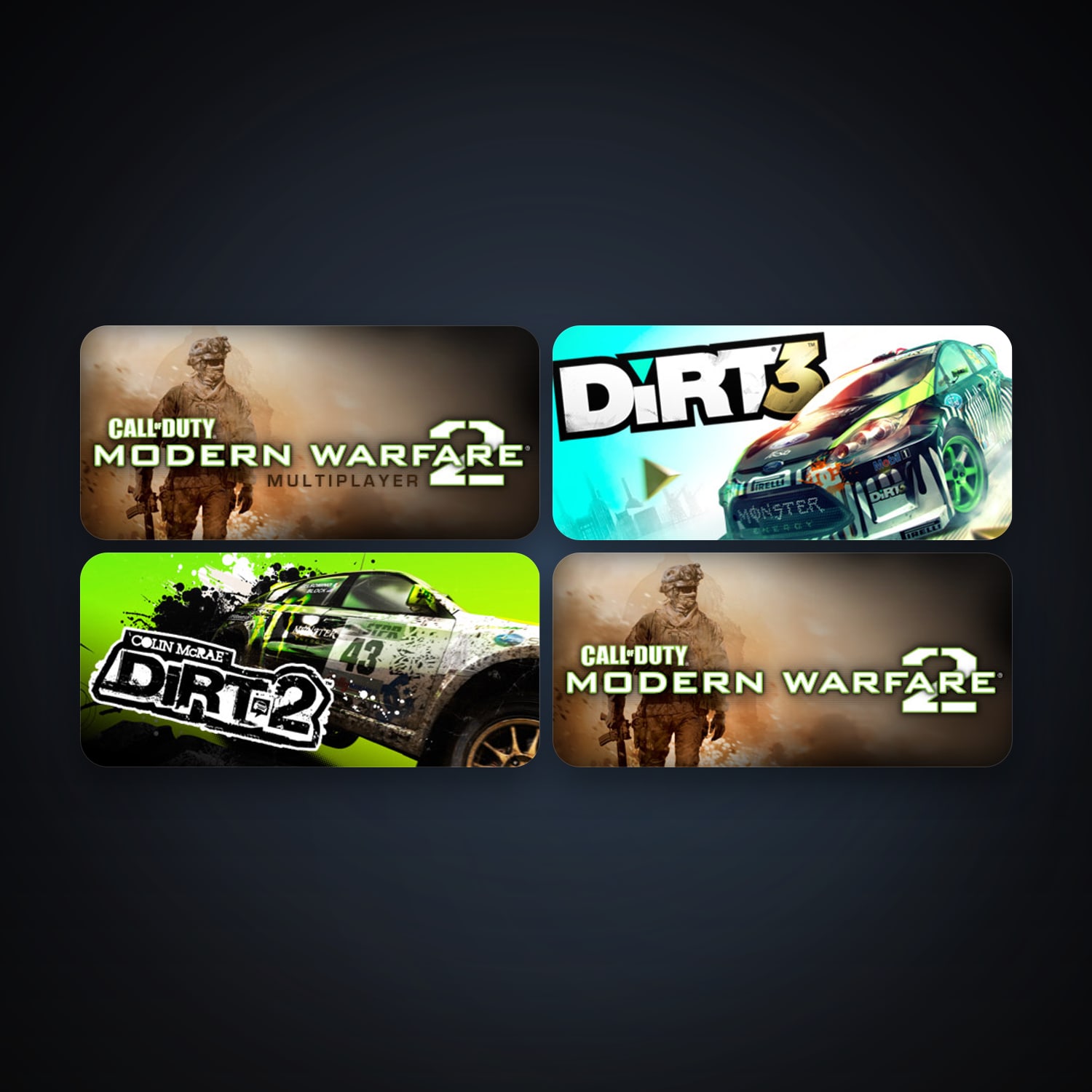 Call of Duty: Modern Warfare 2 (2009) + Call of Duty: Modern Warfare 2 - Multiplayer (2009), 6 games, clean — HabibiAccounts