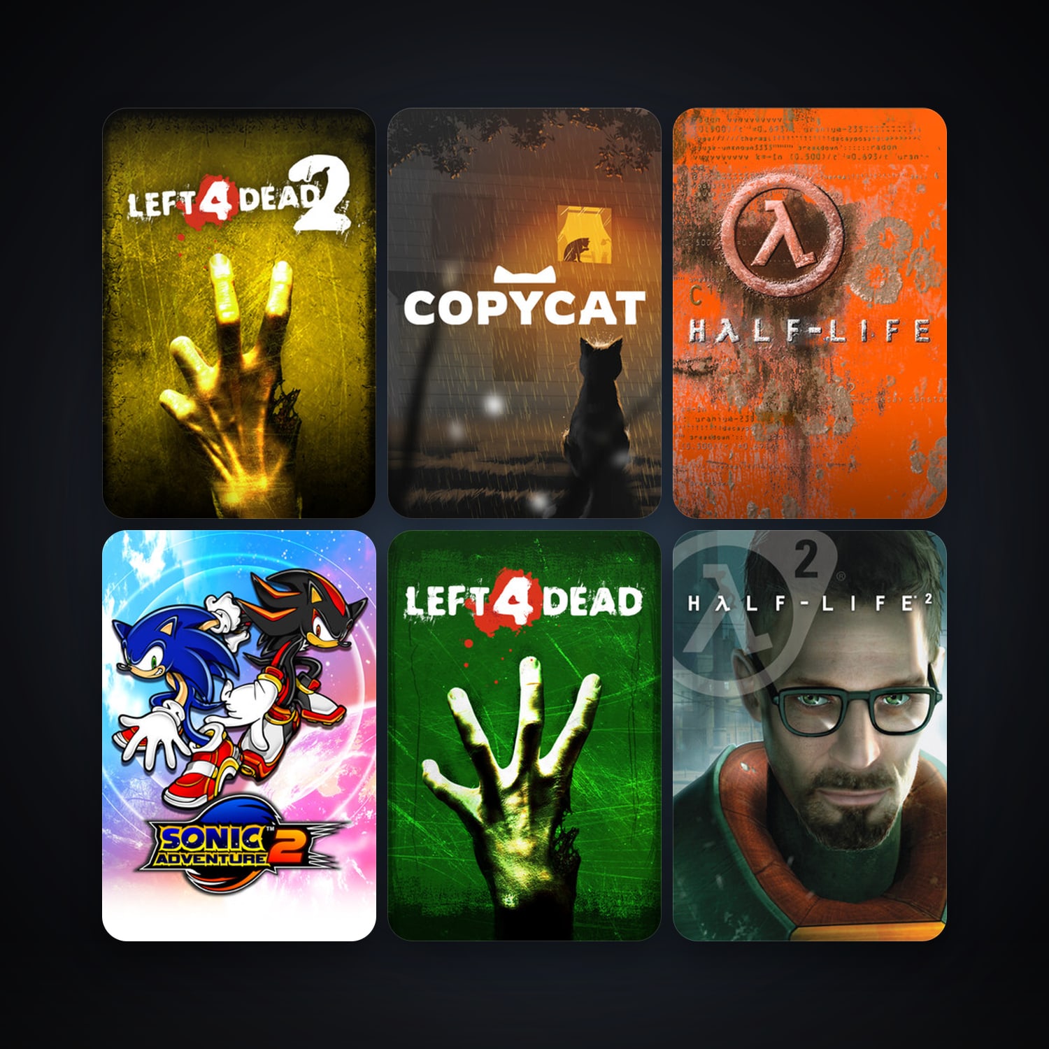 Half-Life + Half-Life 2, 15 games, clean — HabibiAccounts