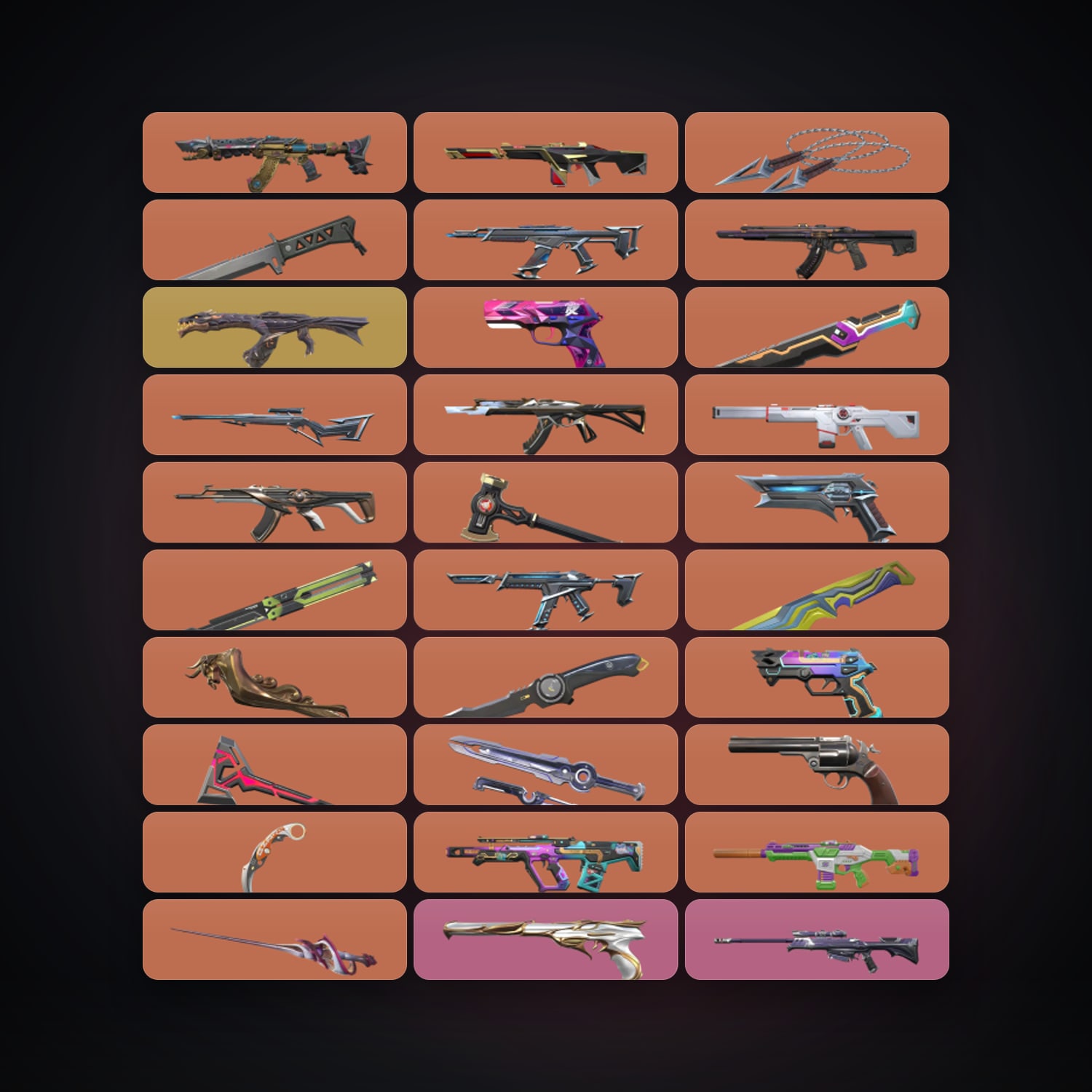 AP Gold 3 locker — 12 knives, 157 skins, lvl 375 — HabibiAccounts