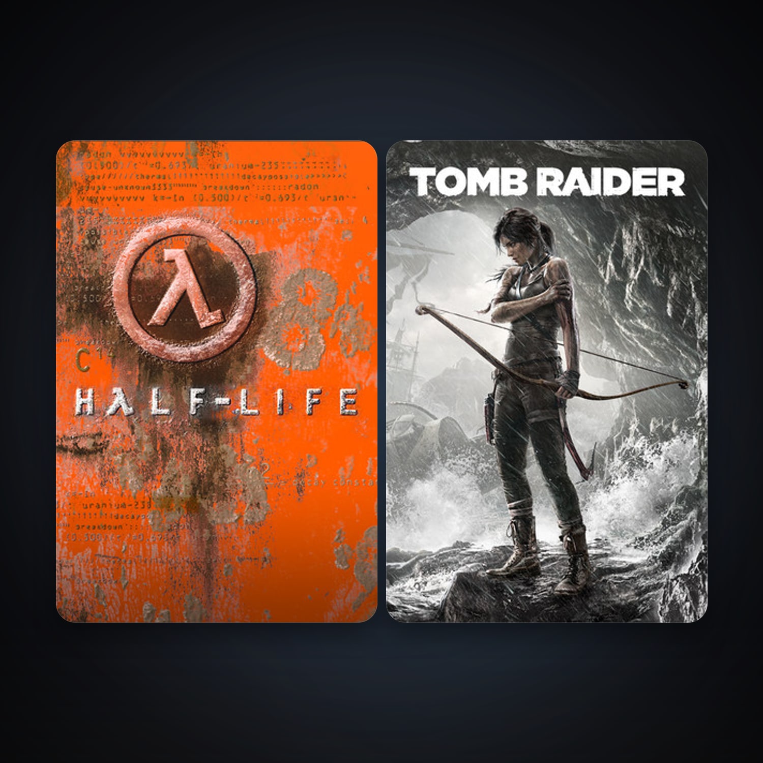 Half-Life + Tomb Raider, 6 games, clean — HabibiAccounts