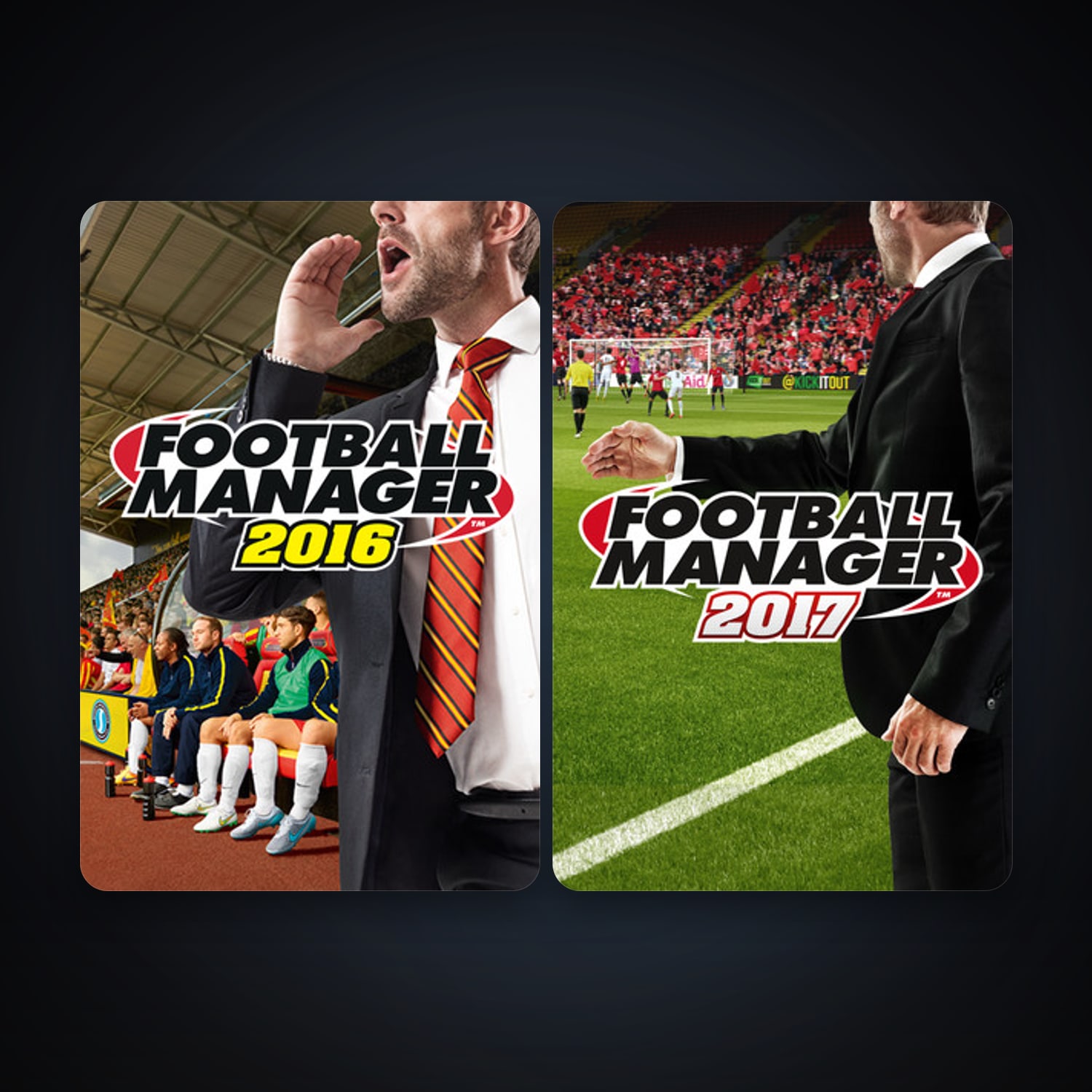 Football Manager 2016 + Football Manager 2017, 3 games, clean — HabibiAccounts