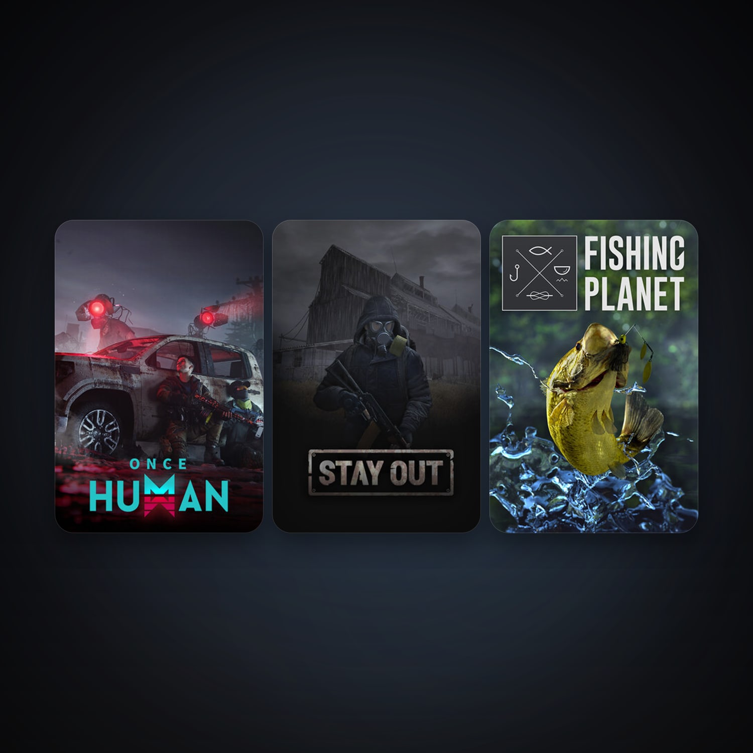 Fishing Planet + Stay Out, 9 games, clean — HabibiAccounts