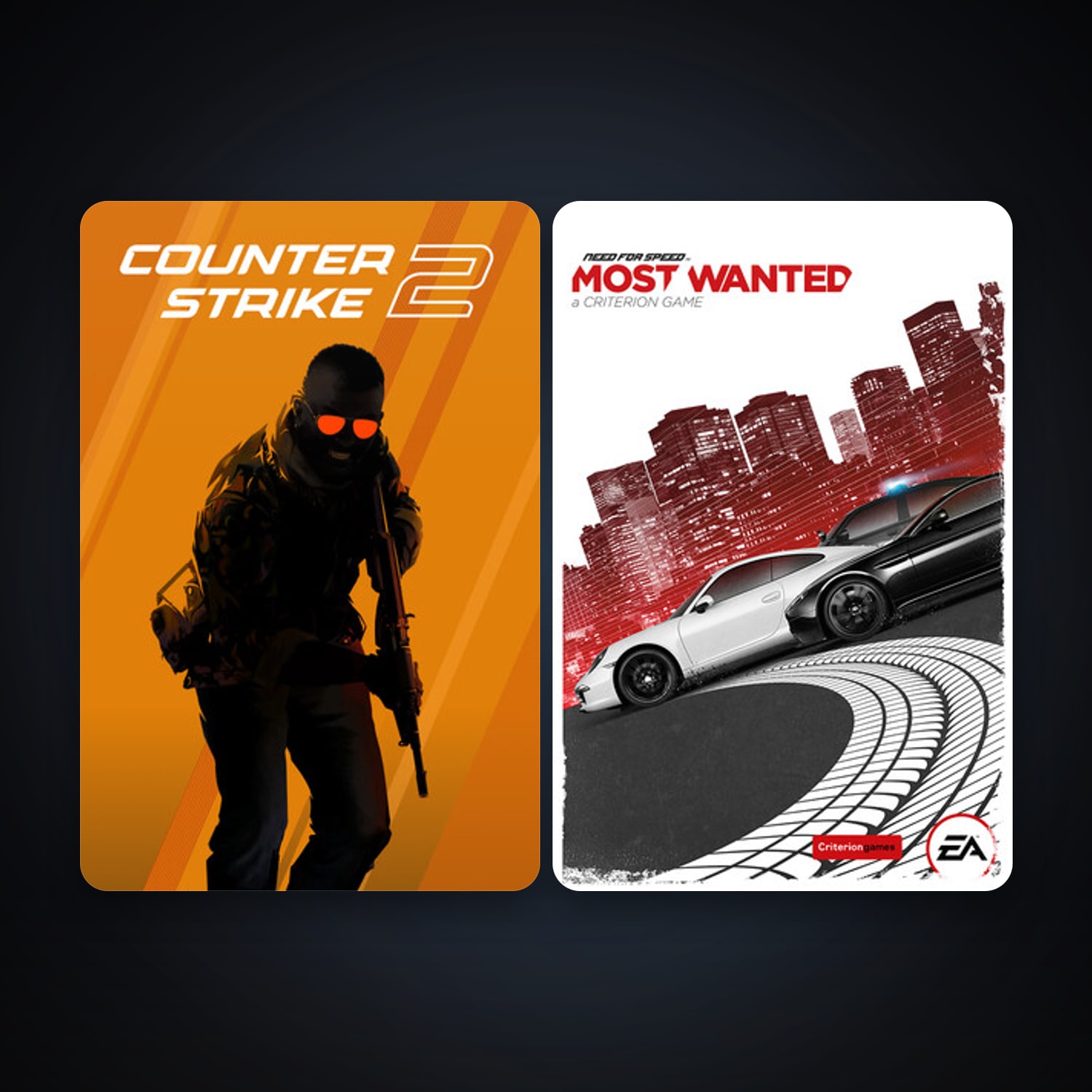 CS2 Prime + Need for Speed Most Wanted, 4 games, clean — HabibiAccounts